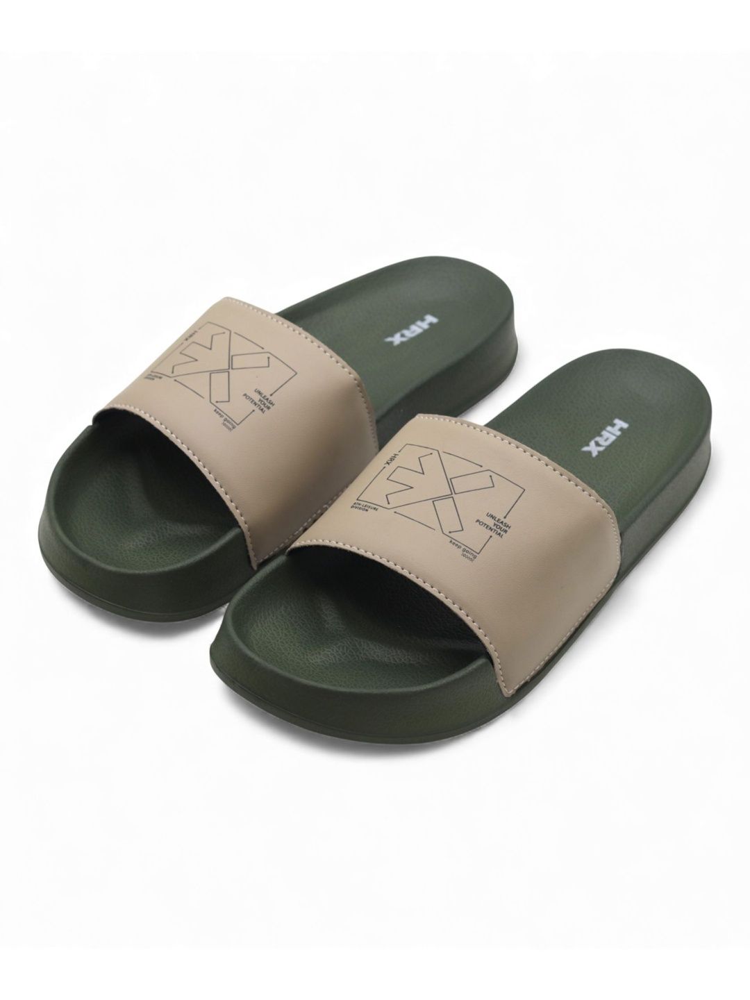 HRX by Hrithik Roshan Men Printed Sliders-picture-52
