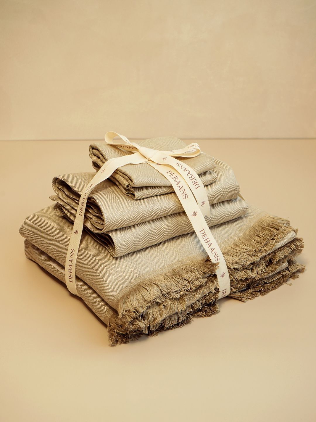 DEBAANS Olive Green Other 250 GSM Towel Set-image-19