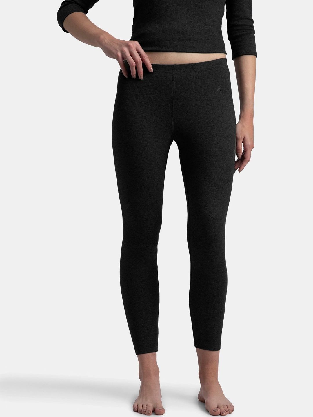 Jockey Women Ribbed Mid-Rise Thermal Bottoms-image-27