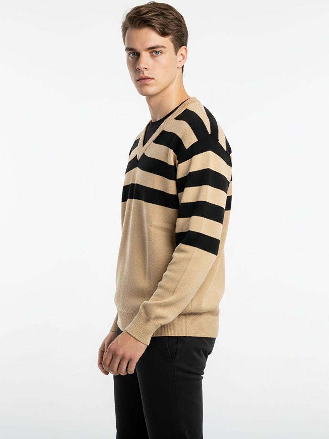 SZN Men Striped Pullover-picture-34