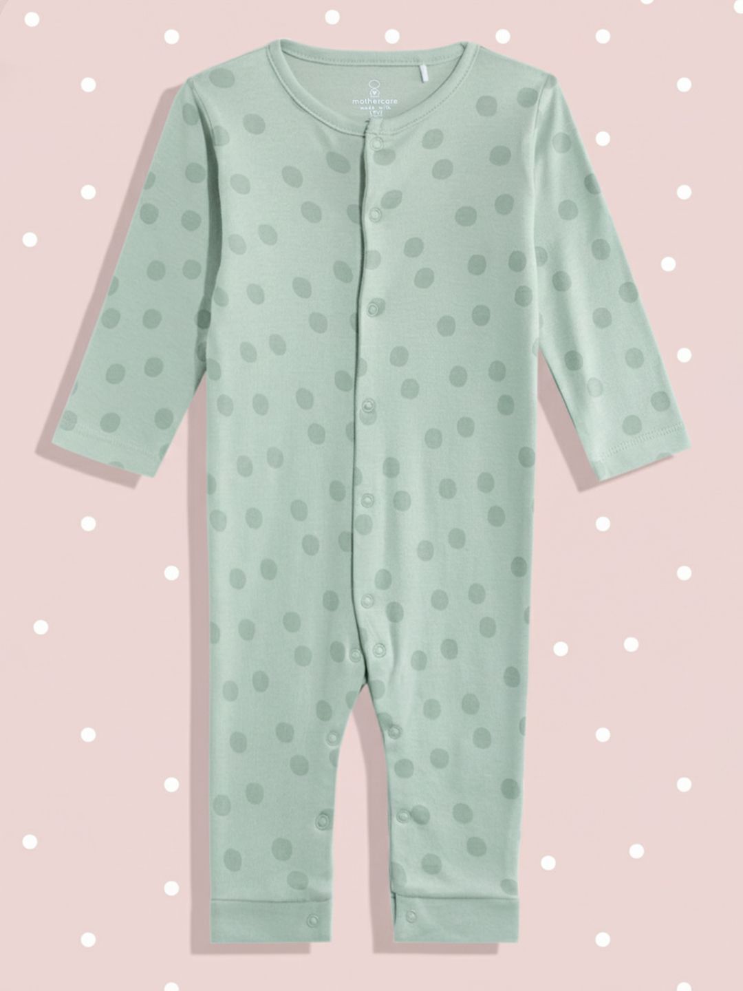 mothercare Infants Printed Pure Cotton Rompers