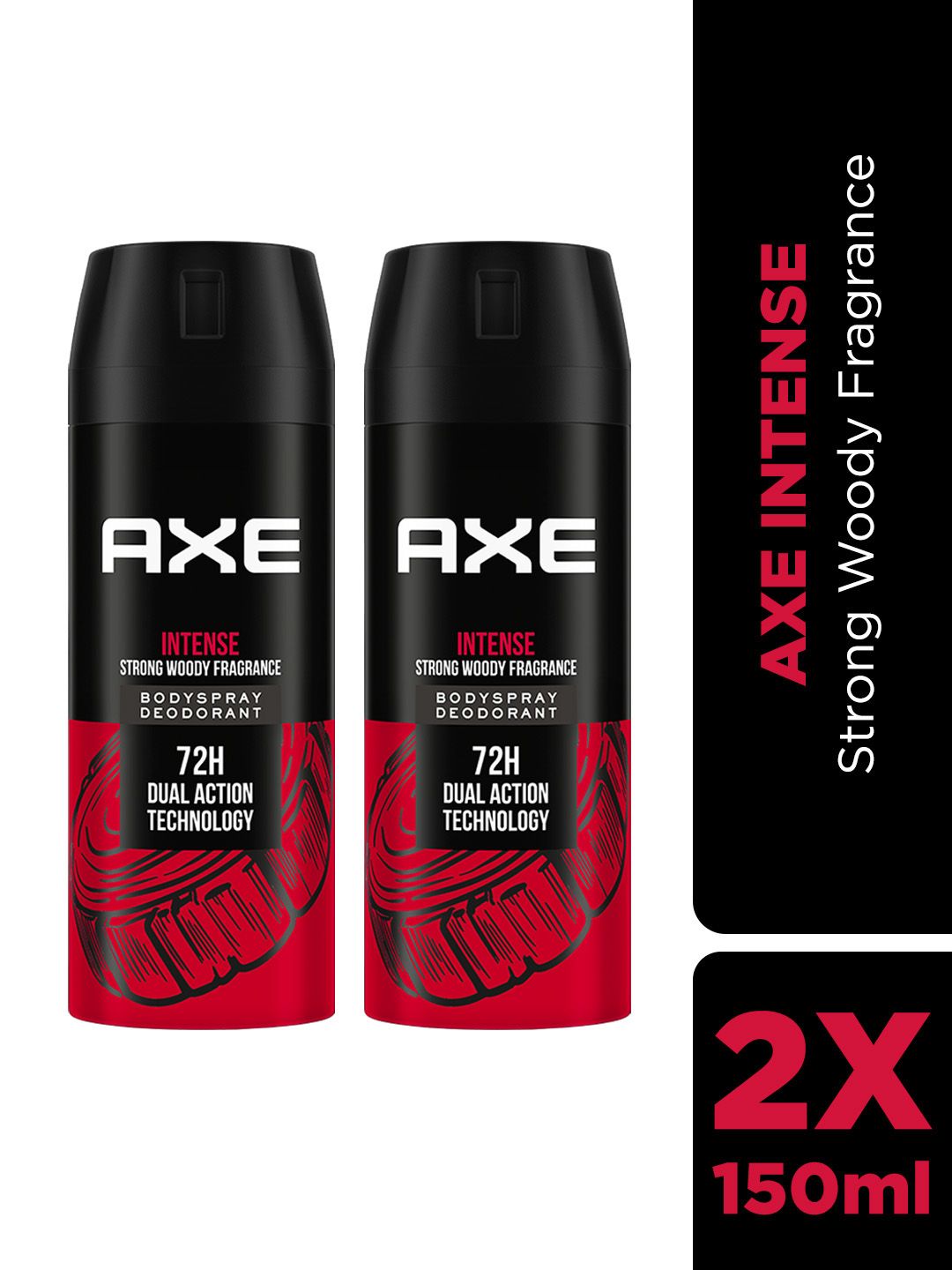 AXE Men Set of 2 Intense Deodorant Body Spray - 150ml each-image-29
