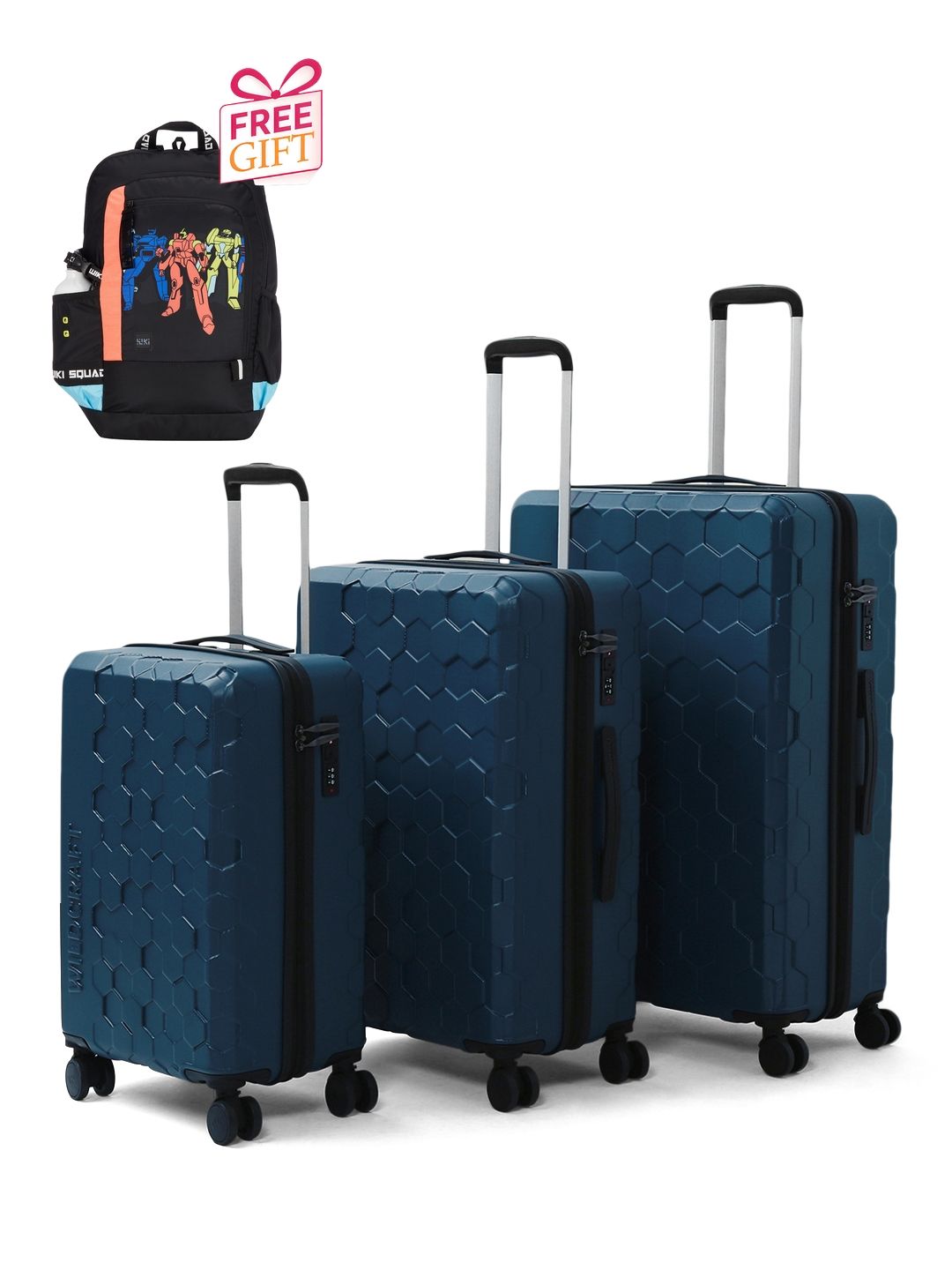Wildcraft Set Of 3 Trolley Bags With 1 Free Backpack-picture-58