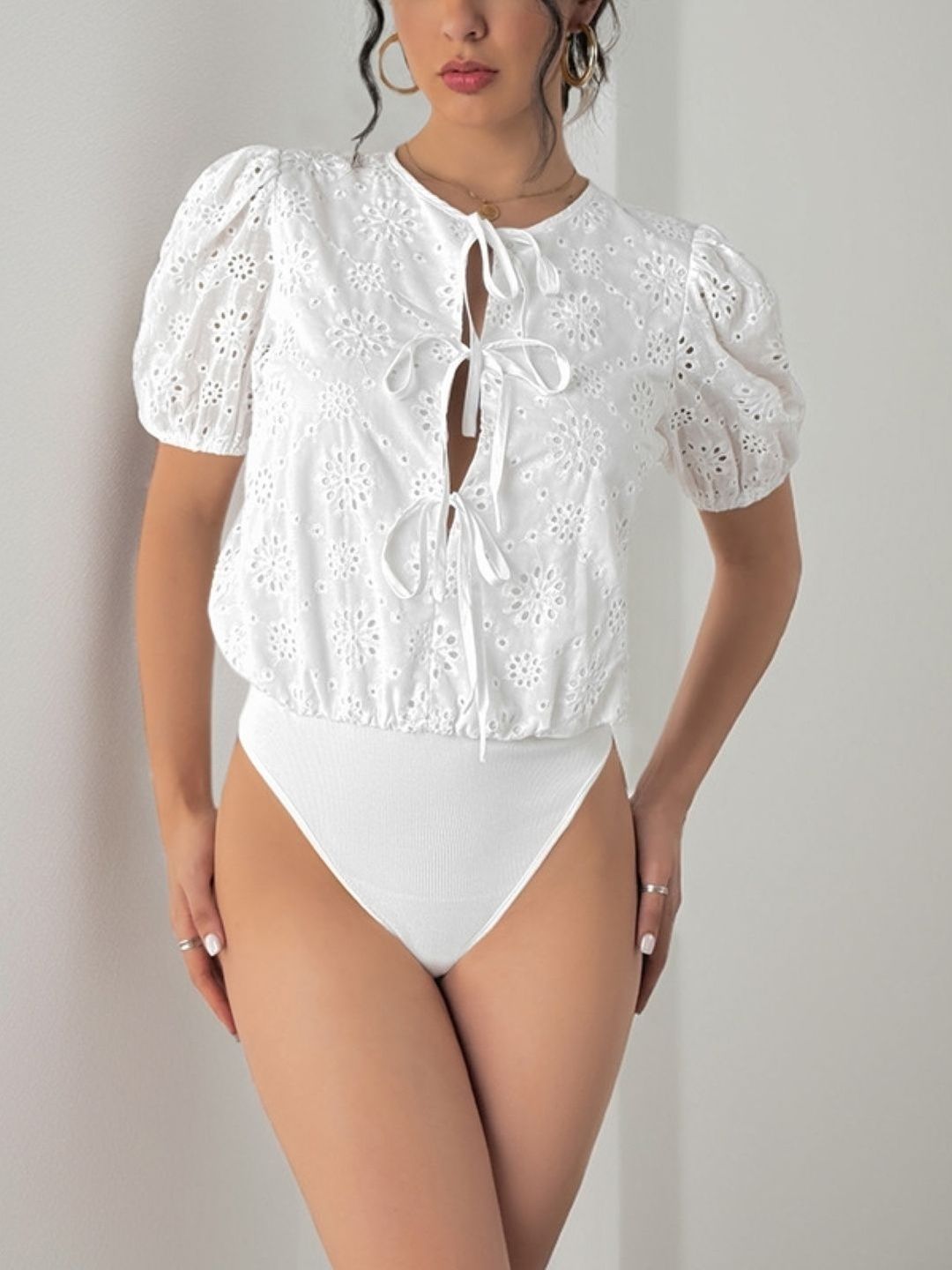 KPOP Self-Design Round Neck Bodysuit-picture-44