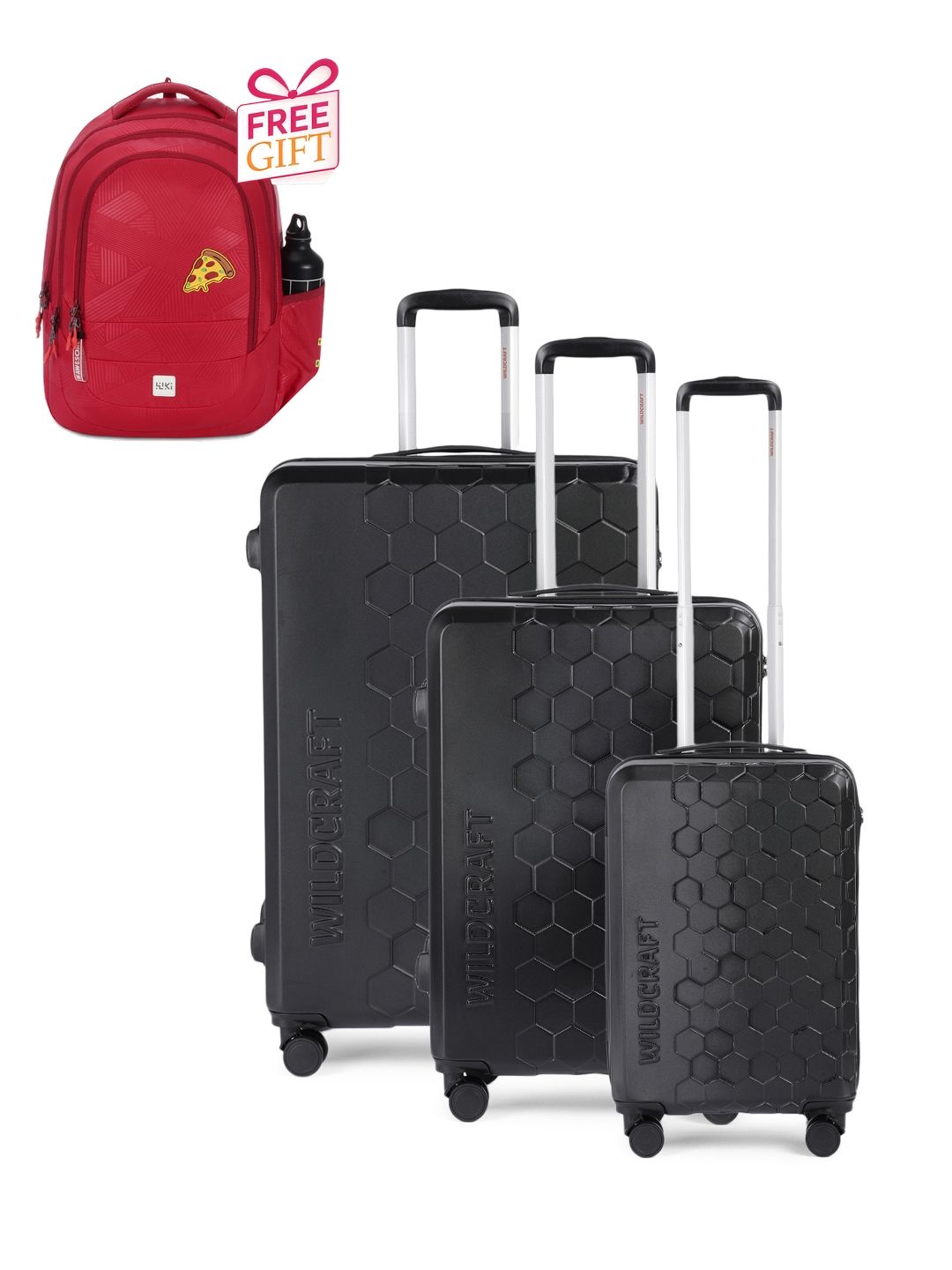 Wildcraft Set Of 3 Trolley Bags With 1 Free Backpack-picture-39