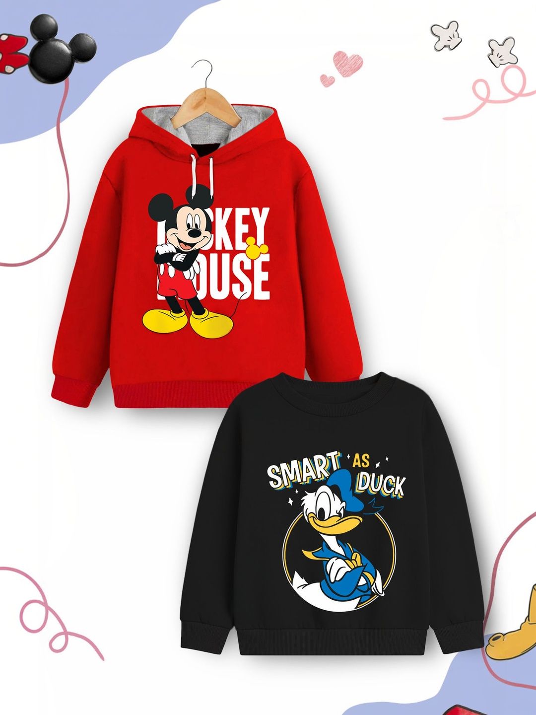 Disney By Miss and Chief Boys Printed Hooded Sweatshirt-picture-18