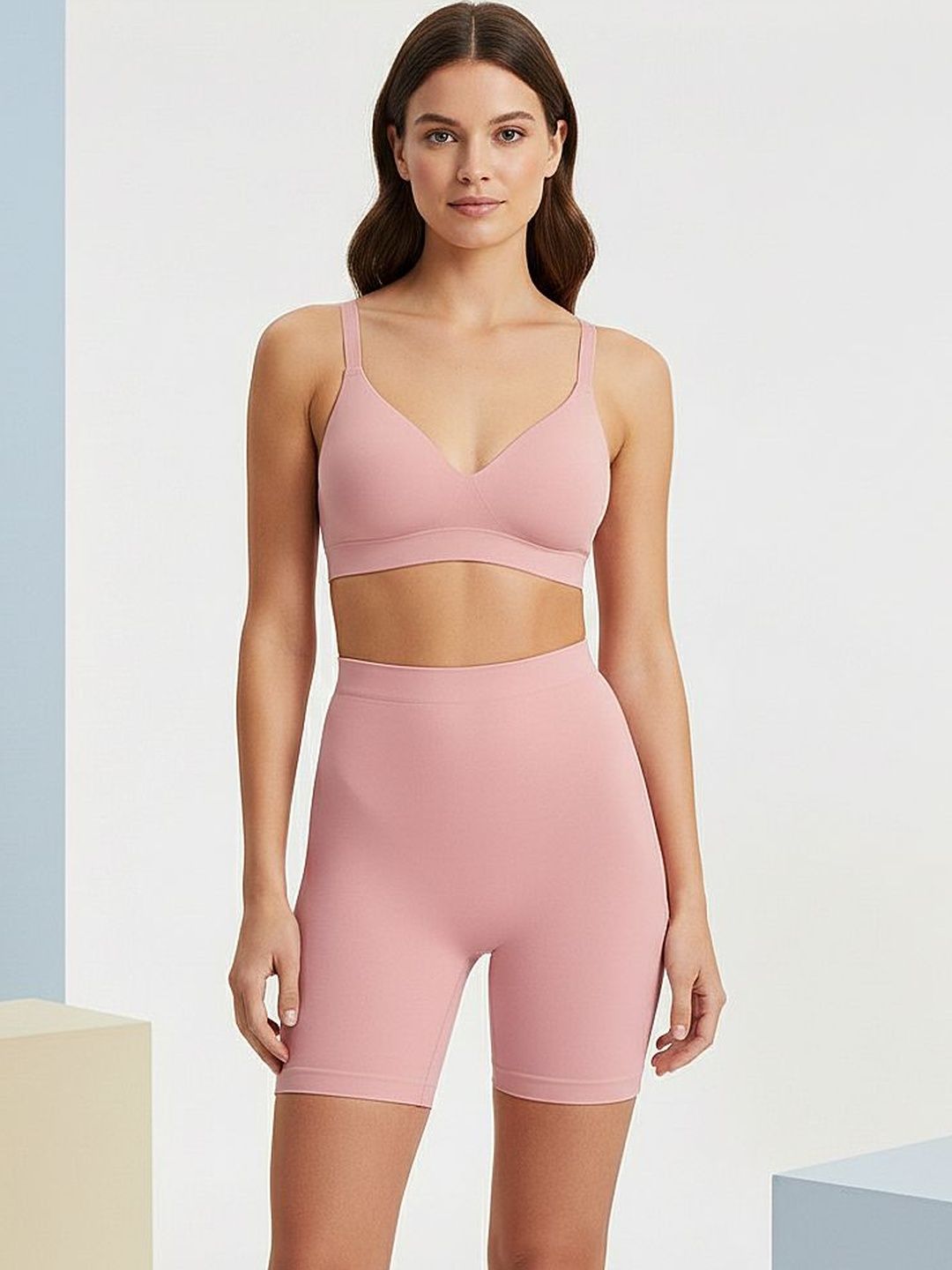 FiveFlag High-Waist Tummy & Thigh Shapewear-image-49