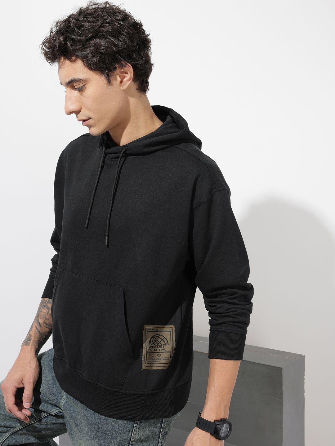 The Roadster Life Co. Oversized Fit Hooded Sweatshirt-image-48
