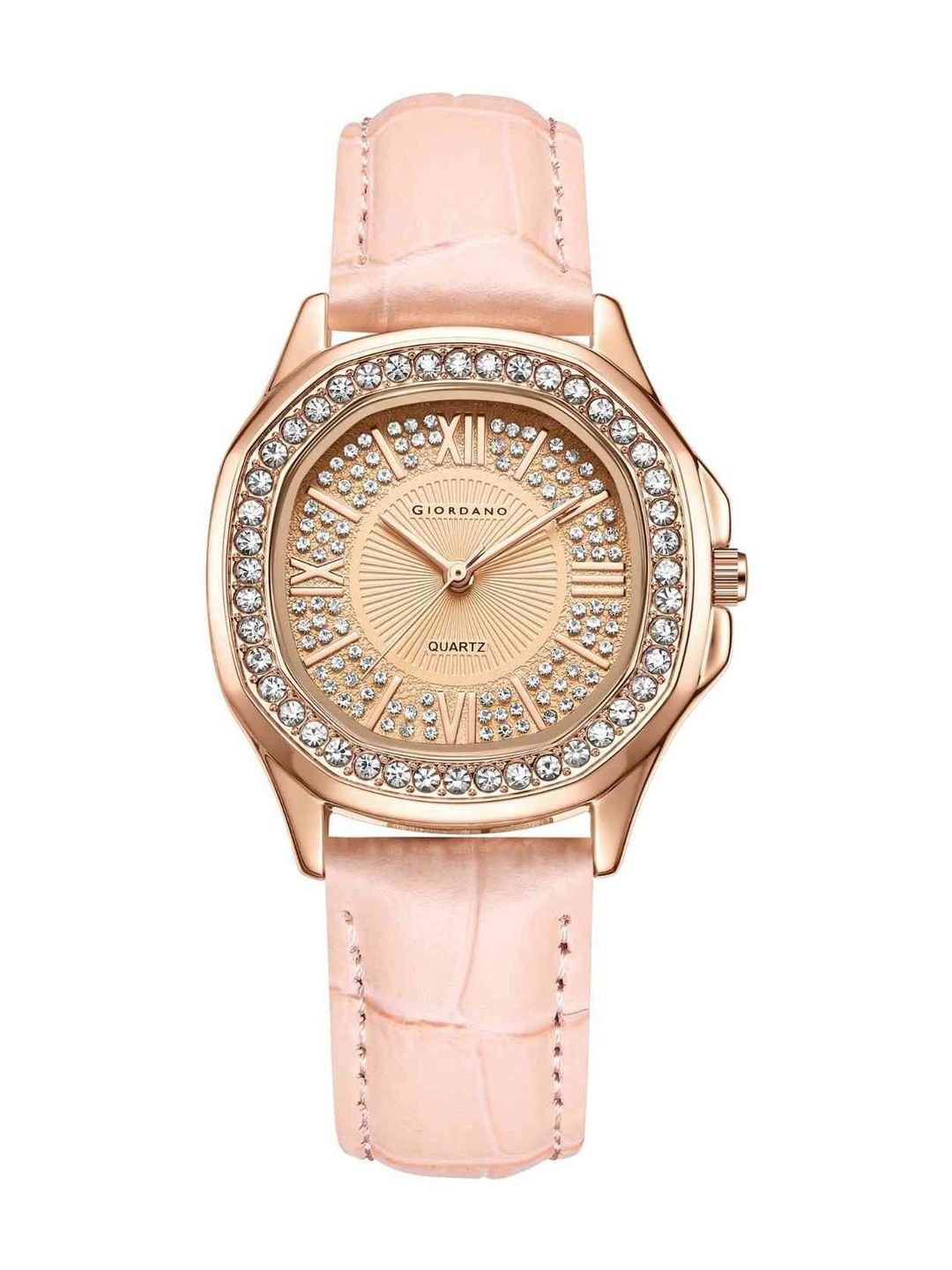 GIORDANO Women Dial & Leather Straps Analogue Watch GZ-60141-33-picture-38