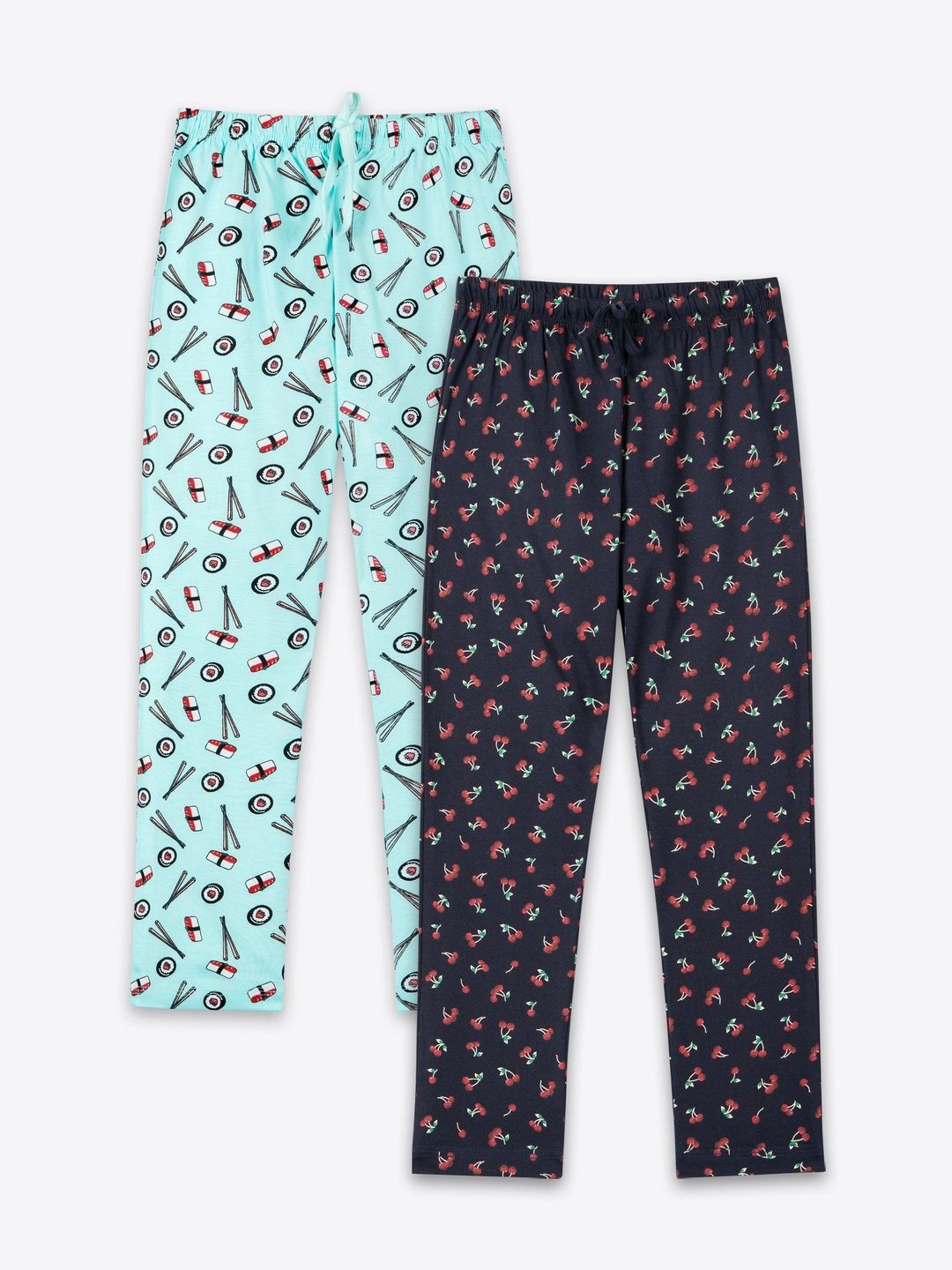ariel Girls Pack Of 2 Printed Lounge Pants-picture-12