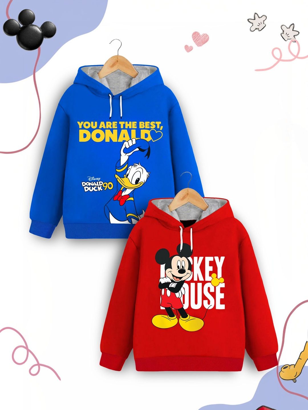 Disney By Miss and Chief Boys Printed Hooded Sweatshirt-picture-15