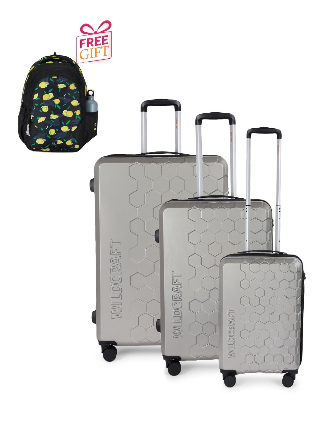 Wildcraft Set Of 3 Trolley Bags With 1 Free Backpack-picture-21