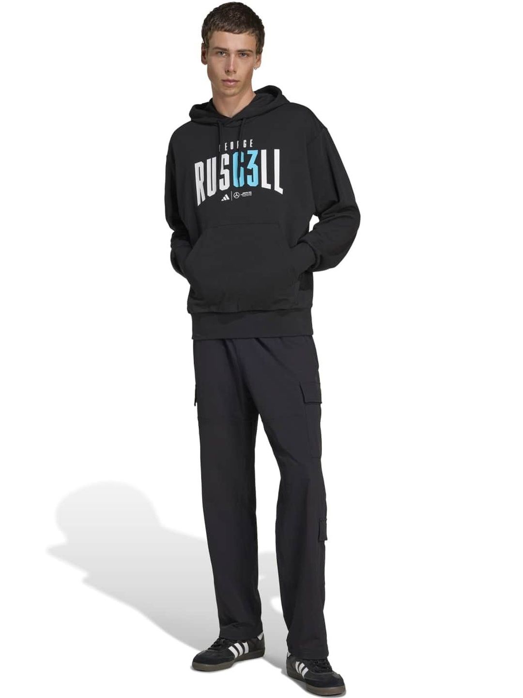 ADIDAS Mercedes Amg Petronas Formula One Team George Russell Hoodie-picture-13