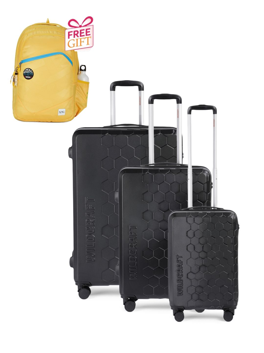Wildcraft Set Of 3 Trolley Bags With 1 Free Backpack-picture-22