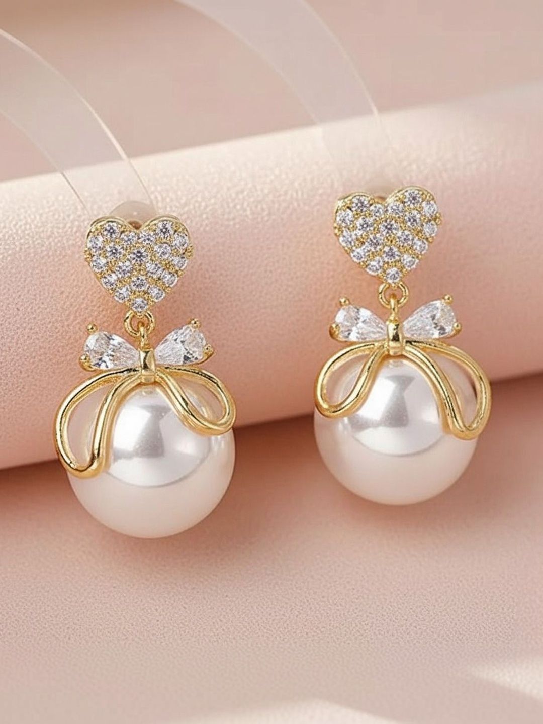 Vembley Heart Shaped Drop Earrings-picture-22