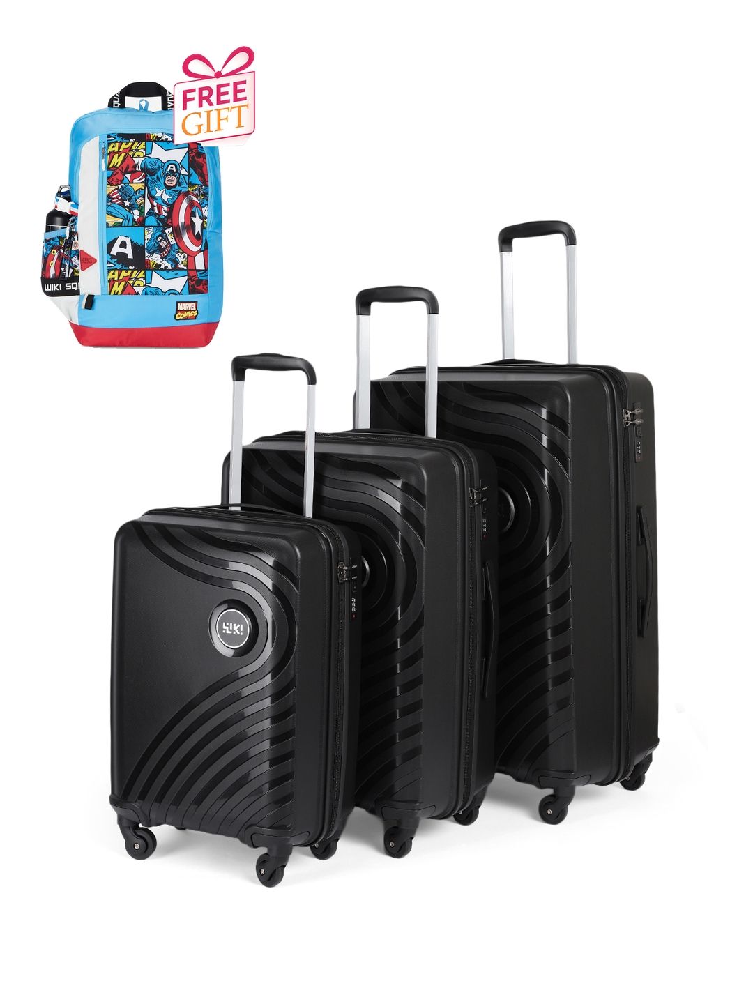 Wildcraft Set Of 3 Trolley Bags With 1 Free Backpack-image-44