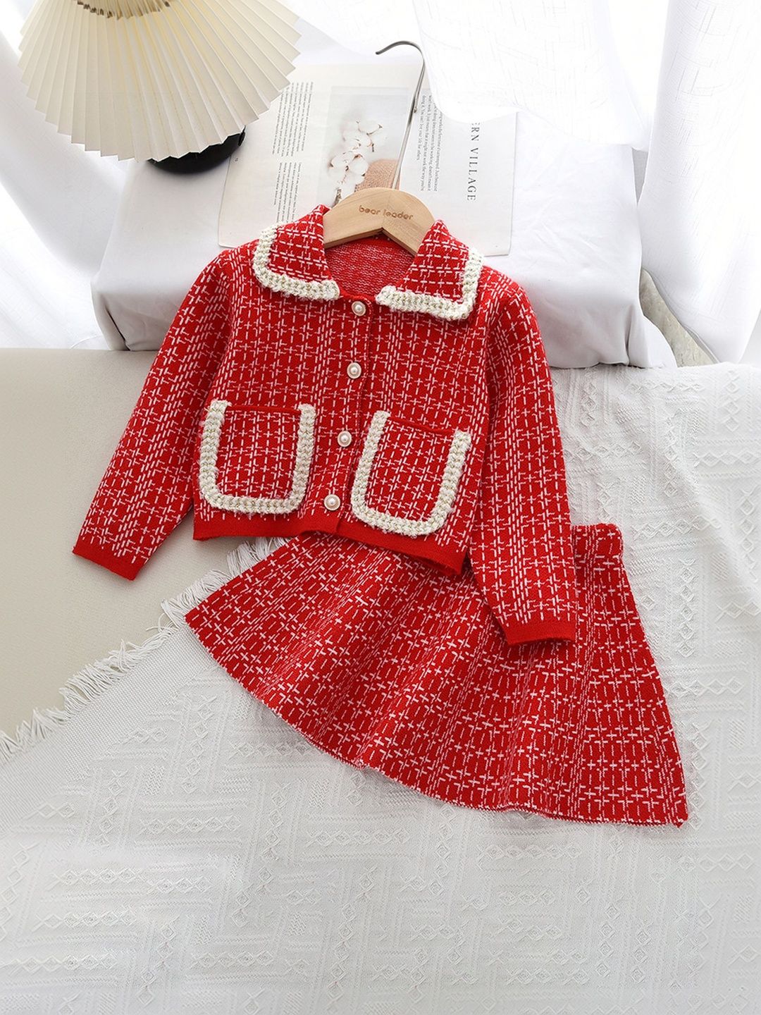 LULU & SKY Girls Top with Skirt-image-46