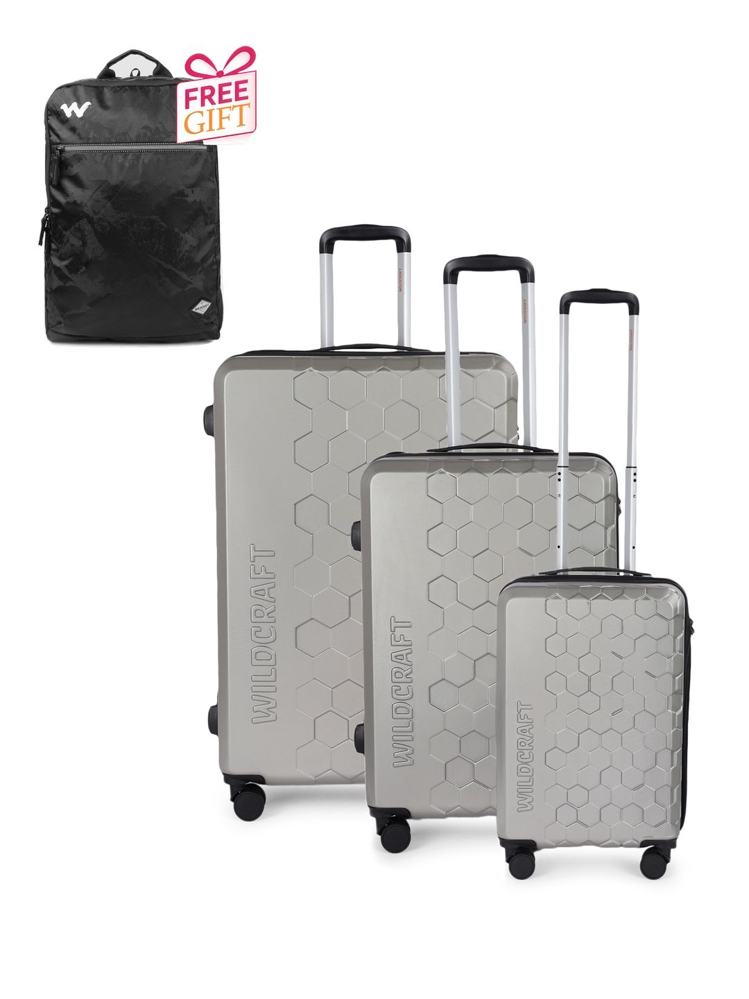 Wildcraft Set Of 3 Trolley Bags With 1 Free Backpack-picture-13