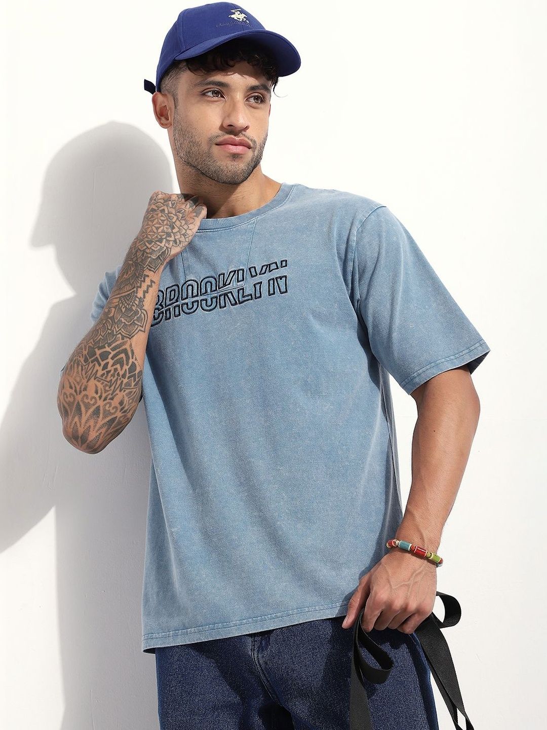 Difference of Opinion Men Typography Printed Drop-Shoulder Sleeves T-shirt-picture-15