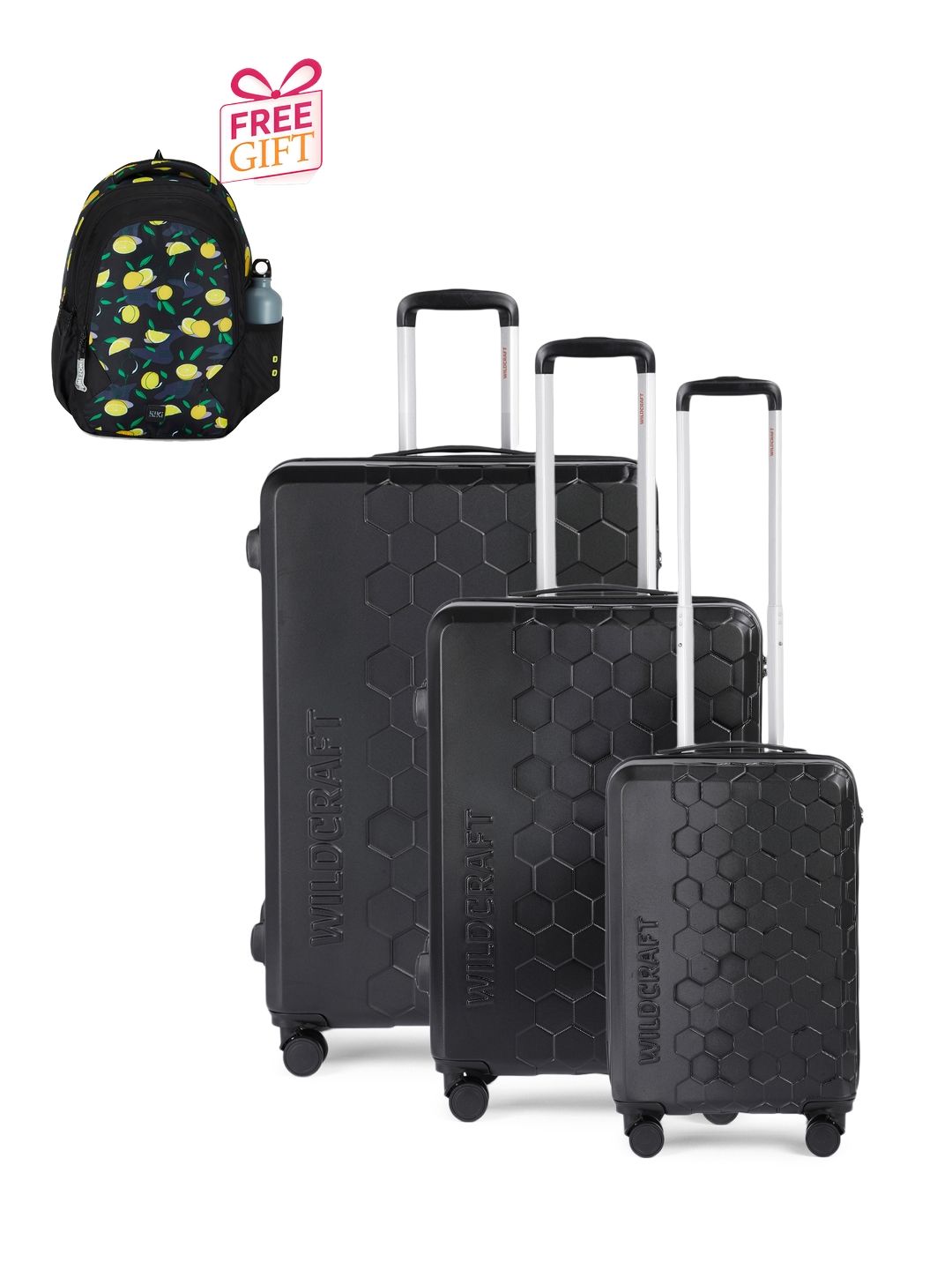 Wildcraft Set Of 3 Trolley Bags With 1 Free Backpack-picture-11