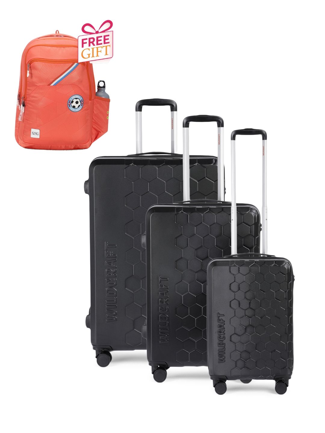 Wildcraft Set Of 3 Trolley Bags With 1 Free Backpack-picture-41