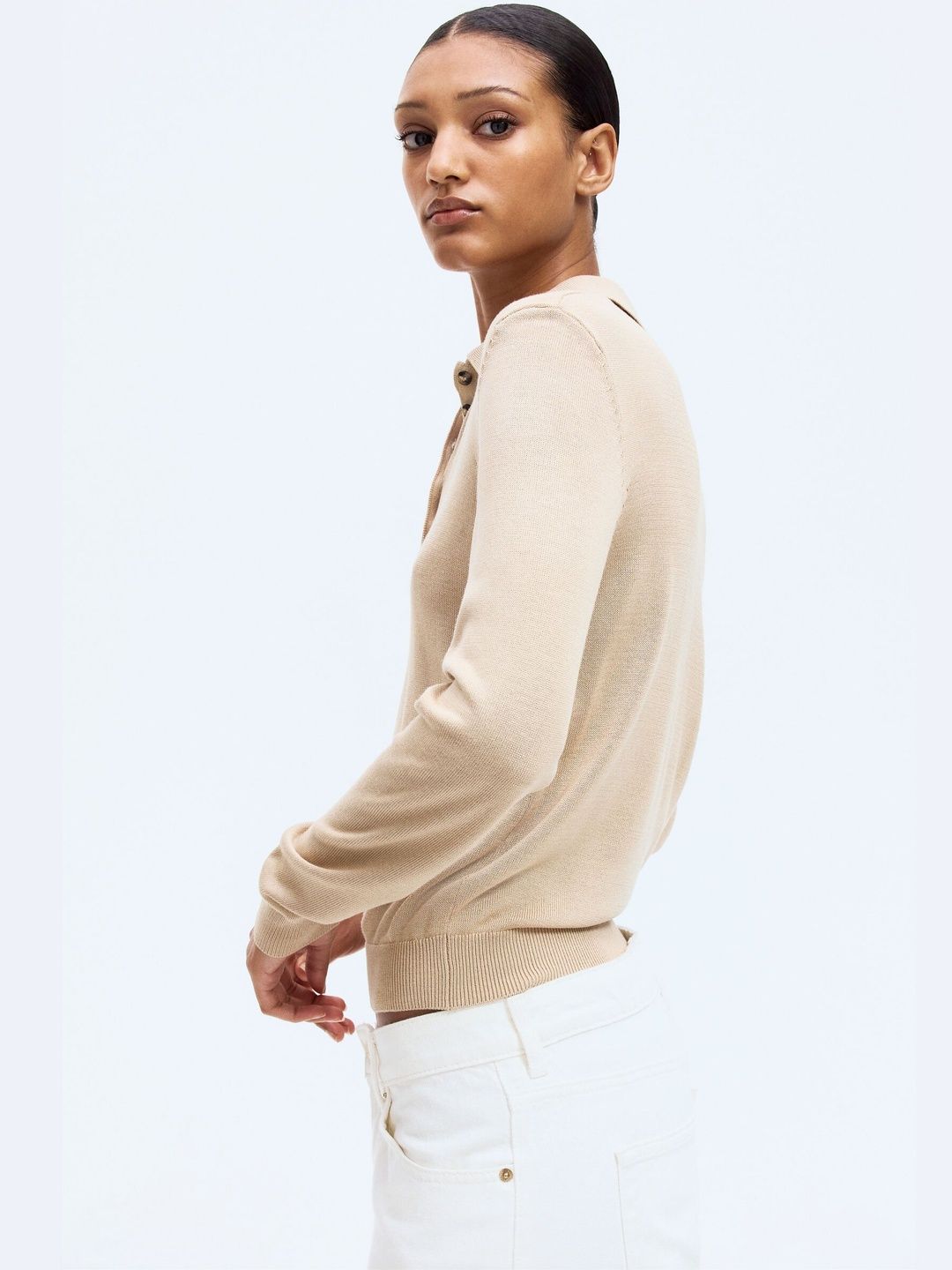 H&M Fine-Knit Polo Shirt-picture-15