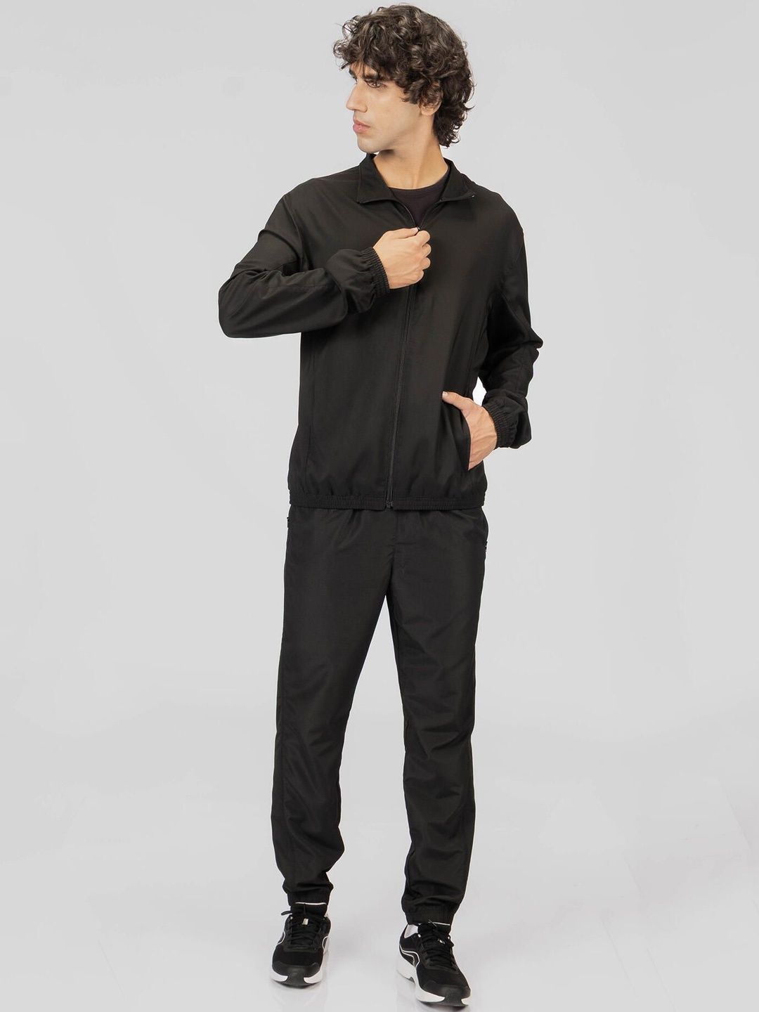 Decathlon Black Polyester Jackets-image-16