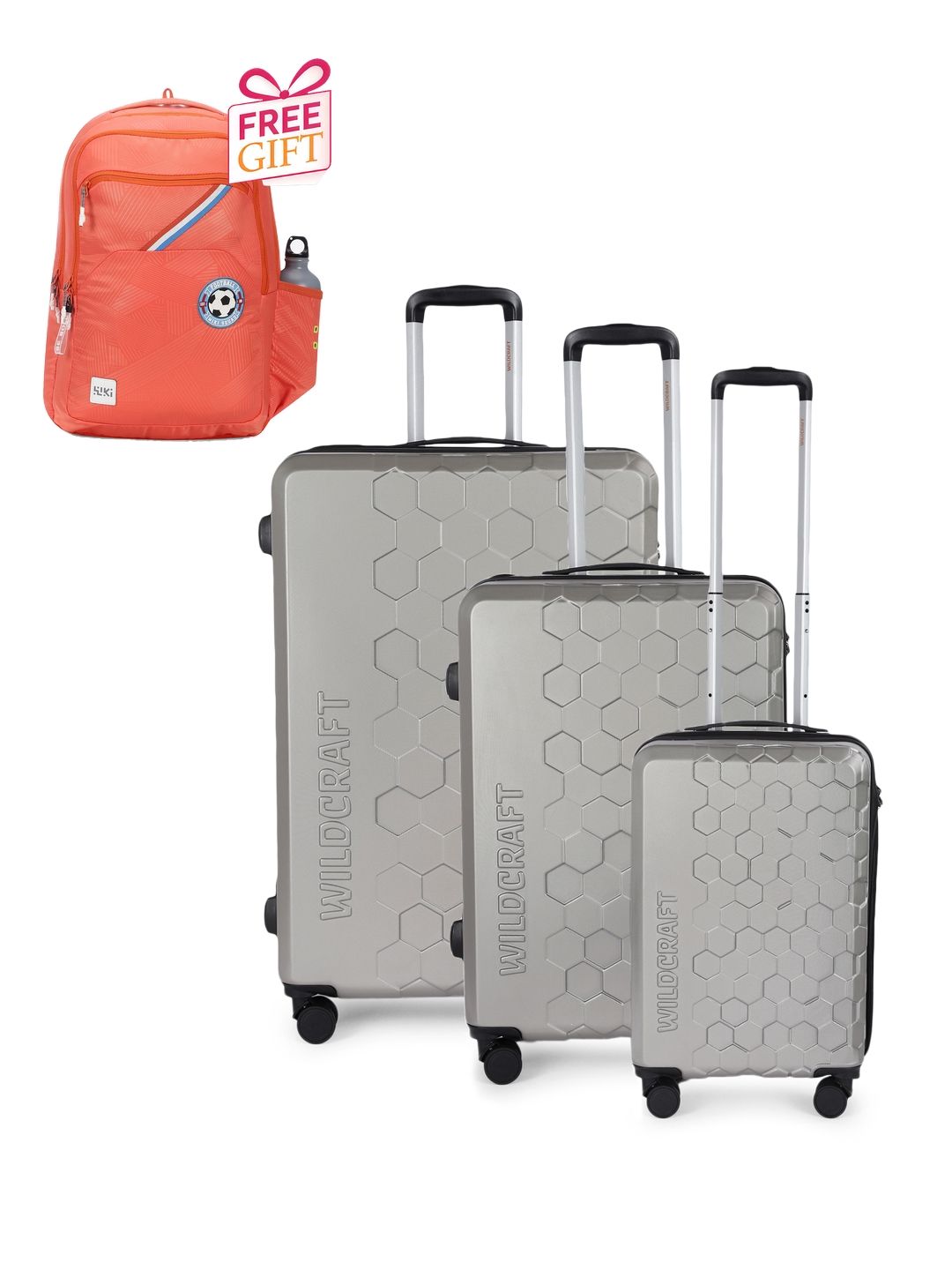 Wildcraft Set Of 3 Trolley Bags With 1 Free Backpack-picture-27