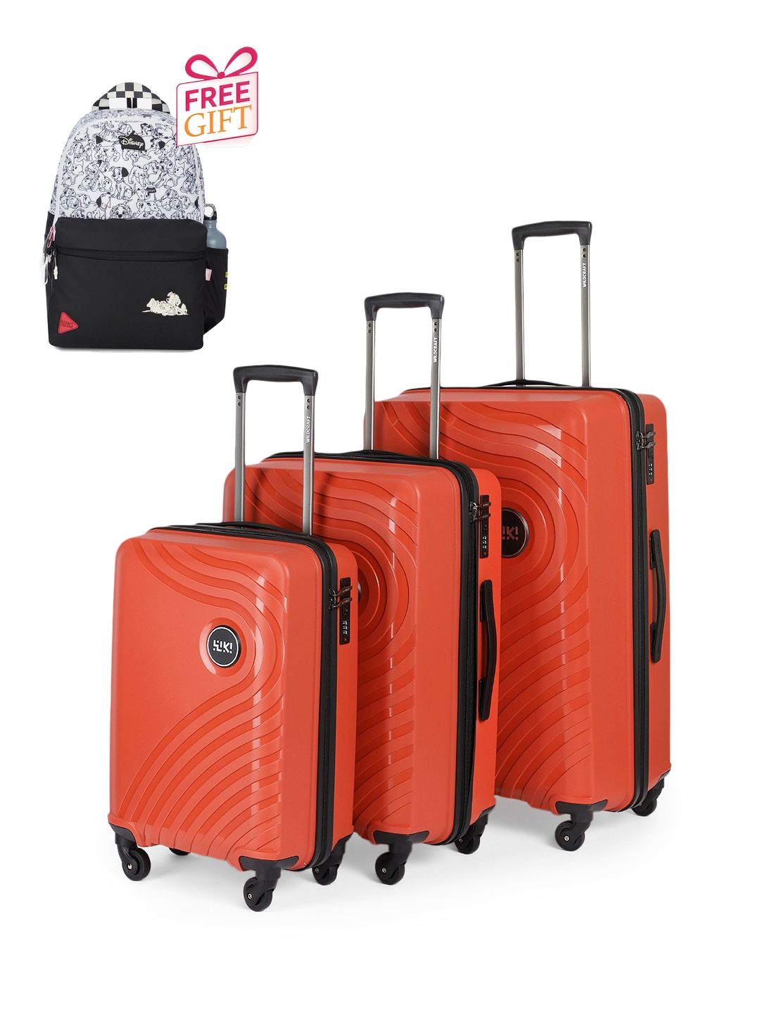 Wildcraft Set Of 3 Trolley Bags With 1 Free Backpack-image-43