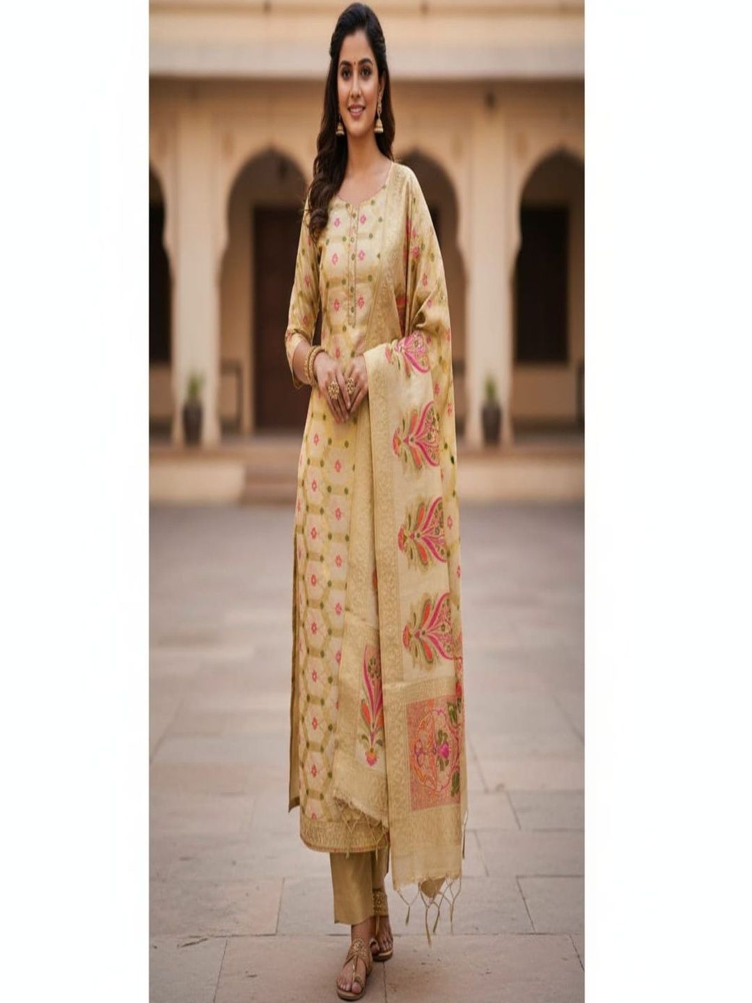 Silakaari Unstitched Dress Material-picture-25