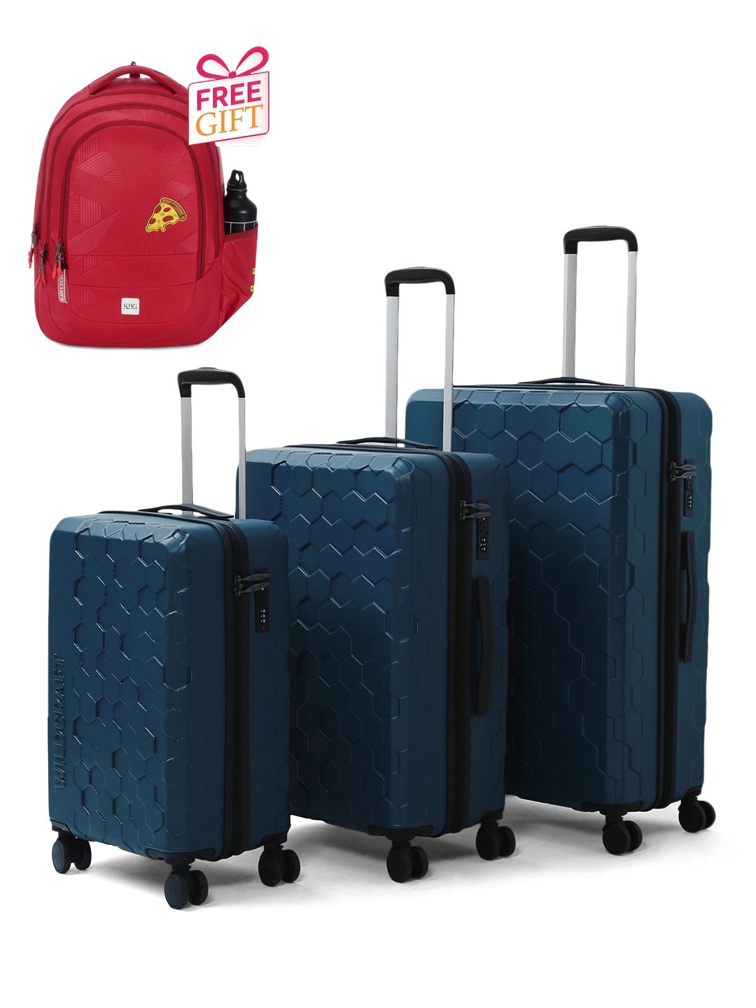 Wildcraft Set Of 3 Trolley Bags With 1 Free Backpack-picture-57