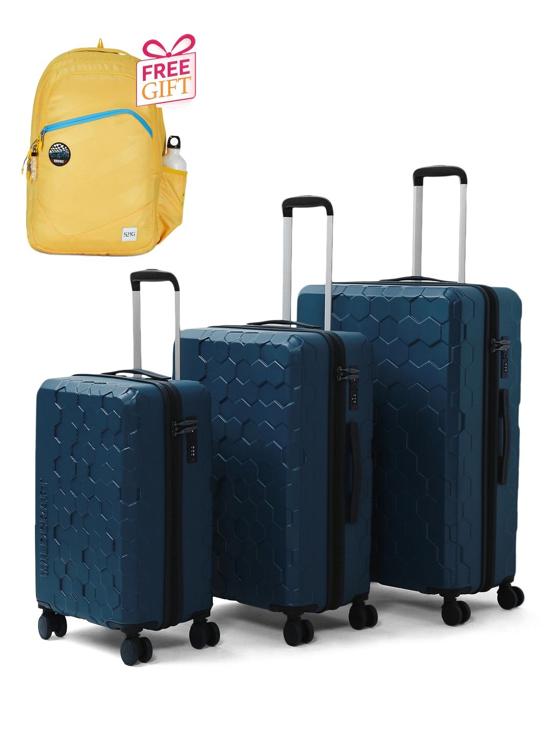 Wildcraft Set Of 3 Trolley Bags With 1 Free Backpack-image-49