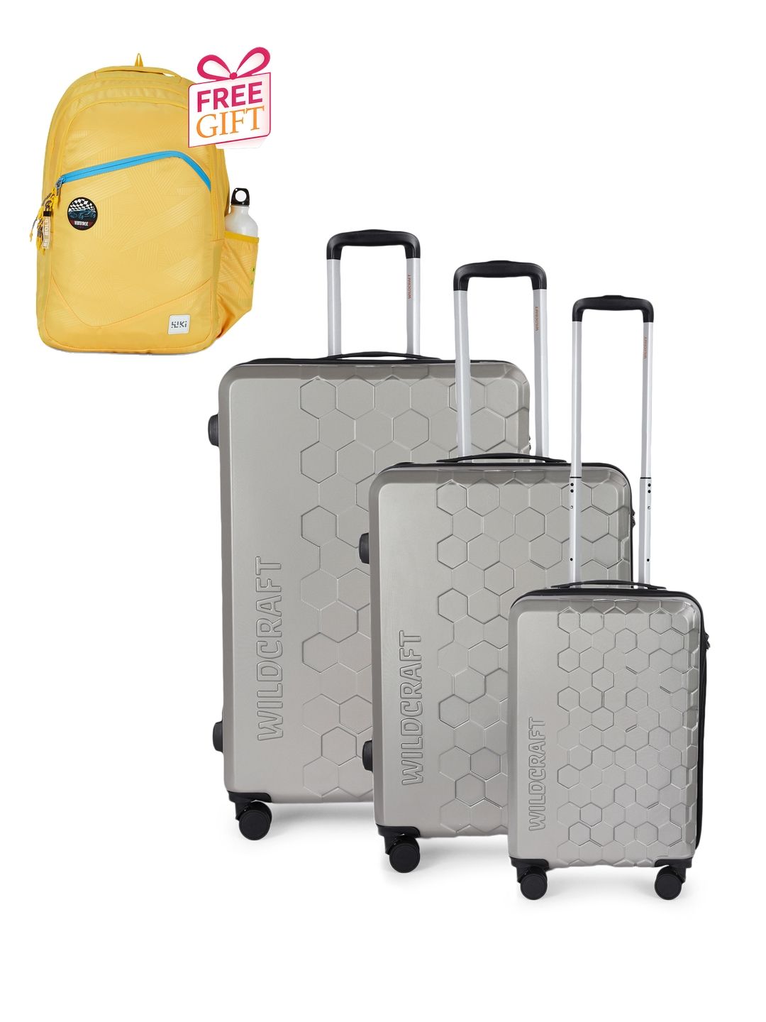 Wildcraft Set Of 3 Trolley Bags With 1 Free Backpack-picture-12
