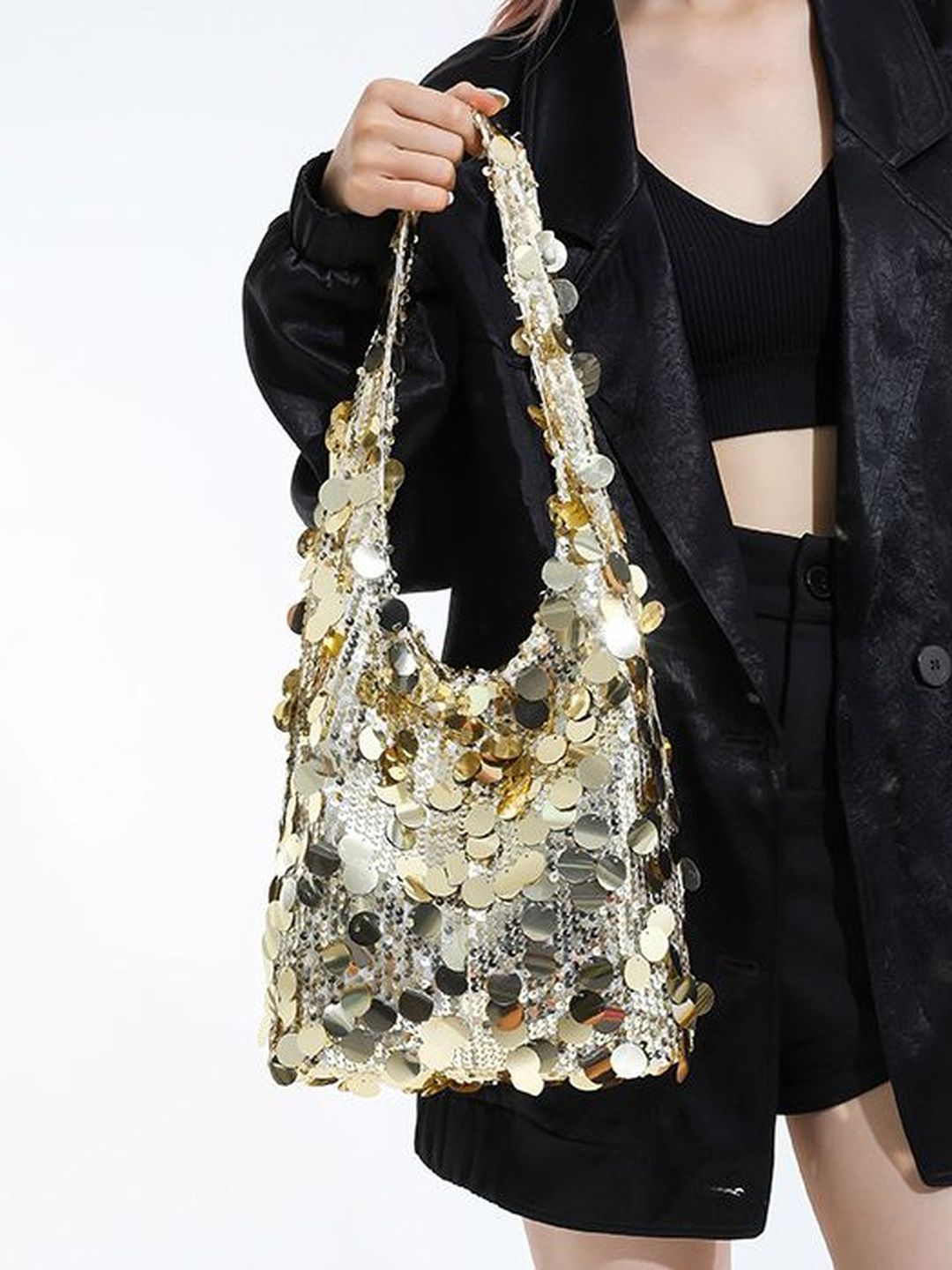 StyleCast x Revolte Women Embellished Hobo Bag-picture-16