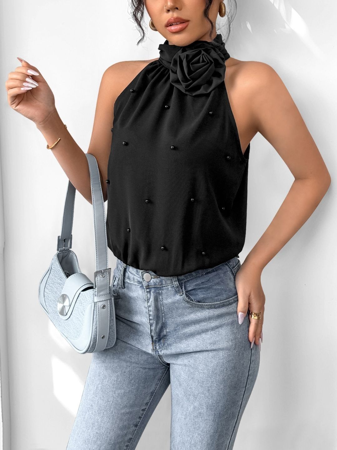 KPOP Cowl Neck Bodysuit-picture-44