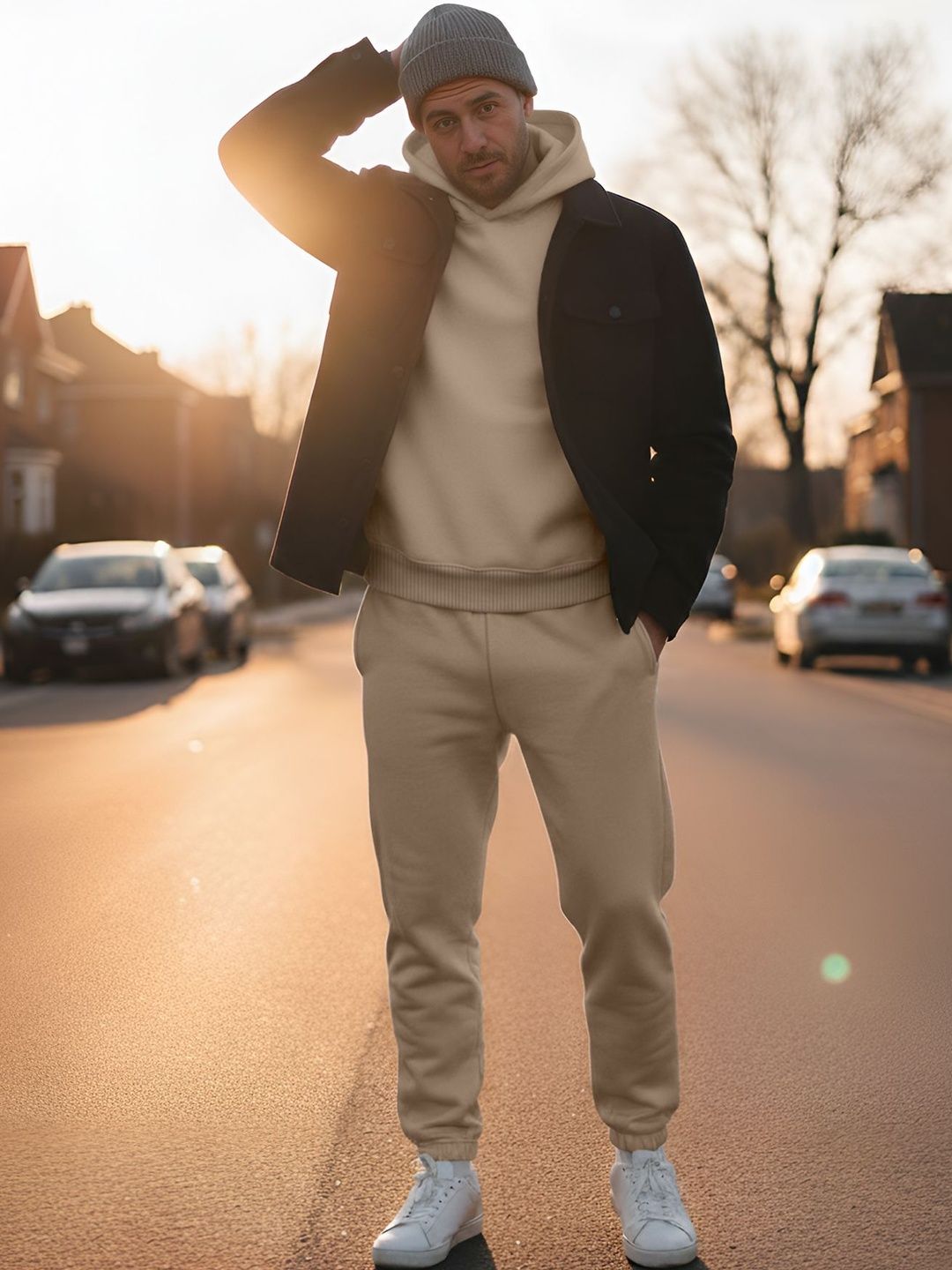 Fitkin Men Mid Rise Joggers-picture-5