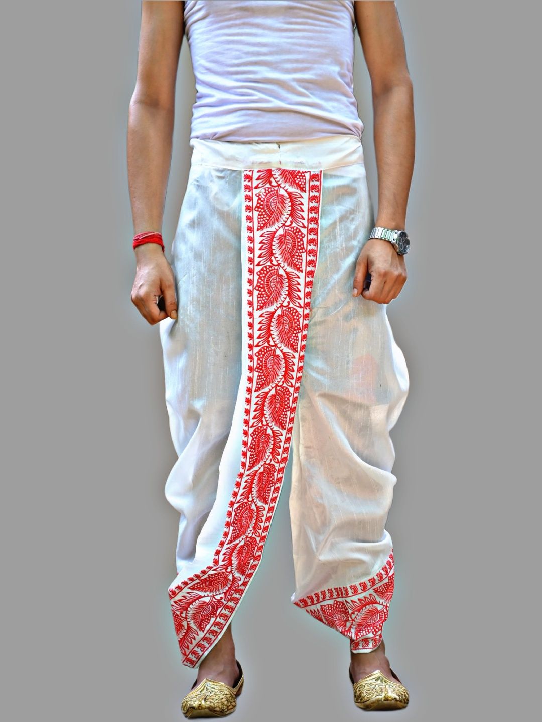 Shreeram criation Men Silk Dhotis-picture-20