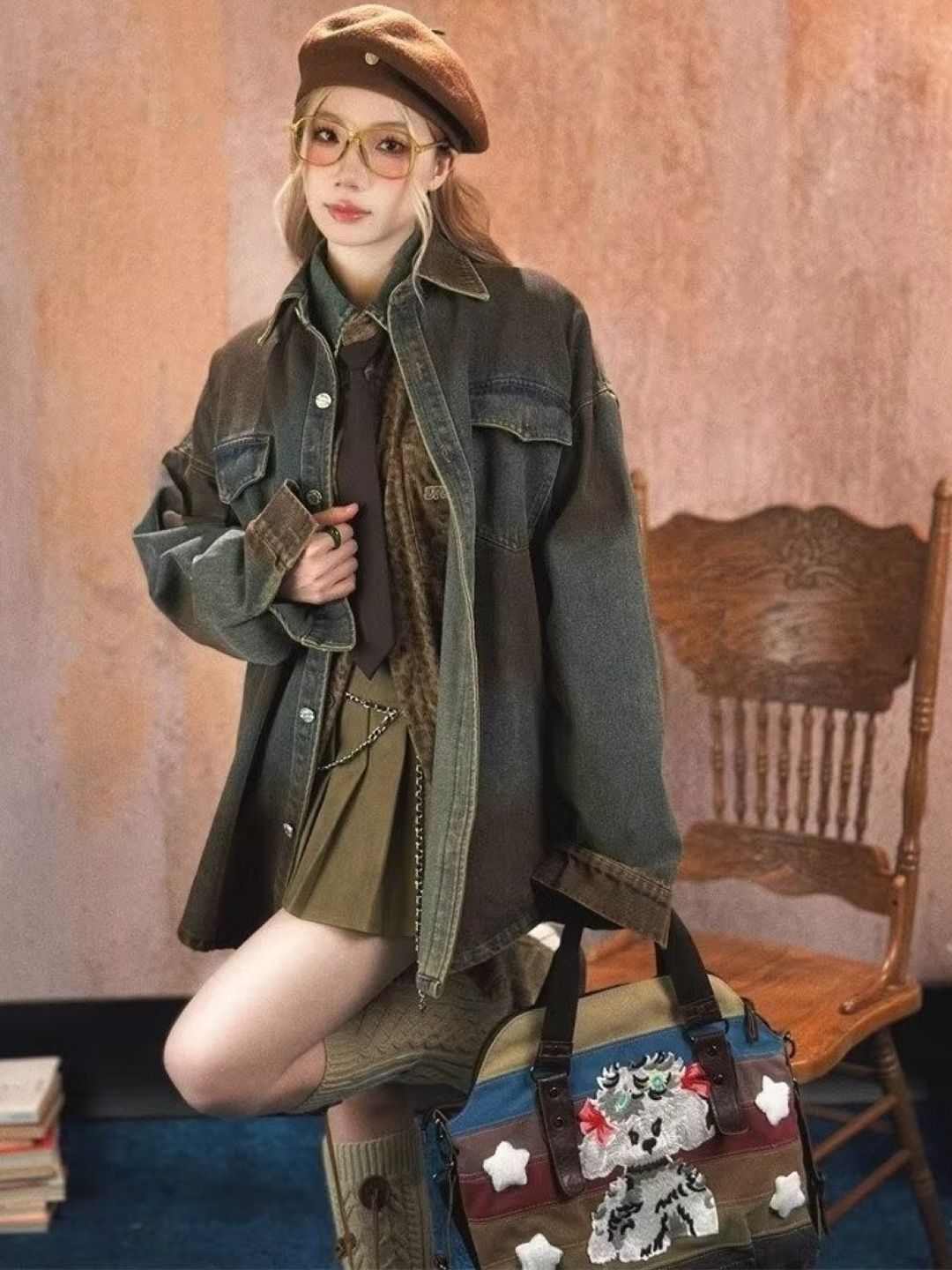 KPOP Women Open Front Jacket-picture-29