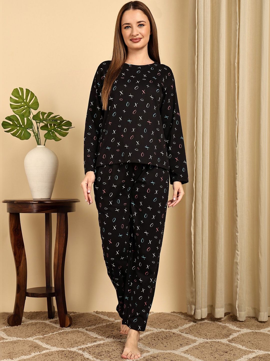 Smarty Pants Women Printed Night suit-picture-31
