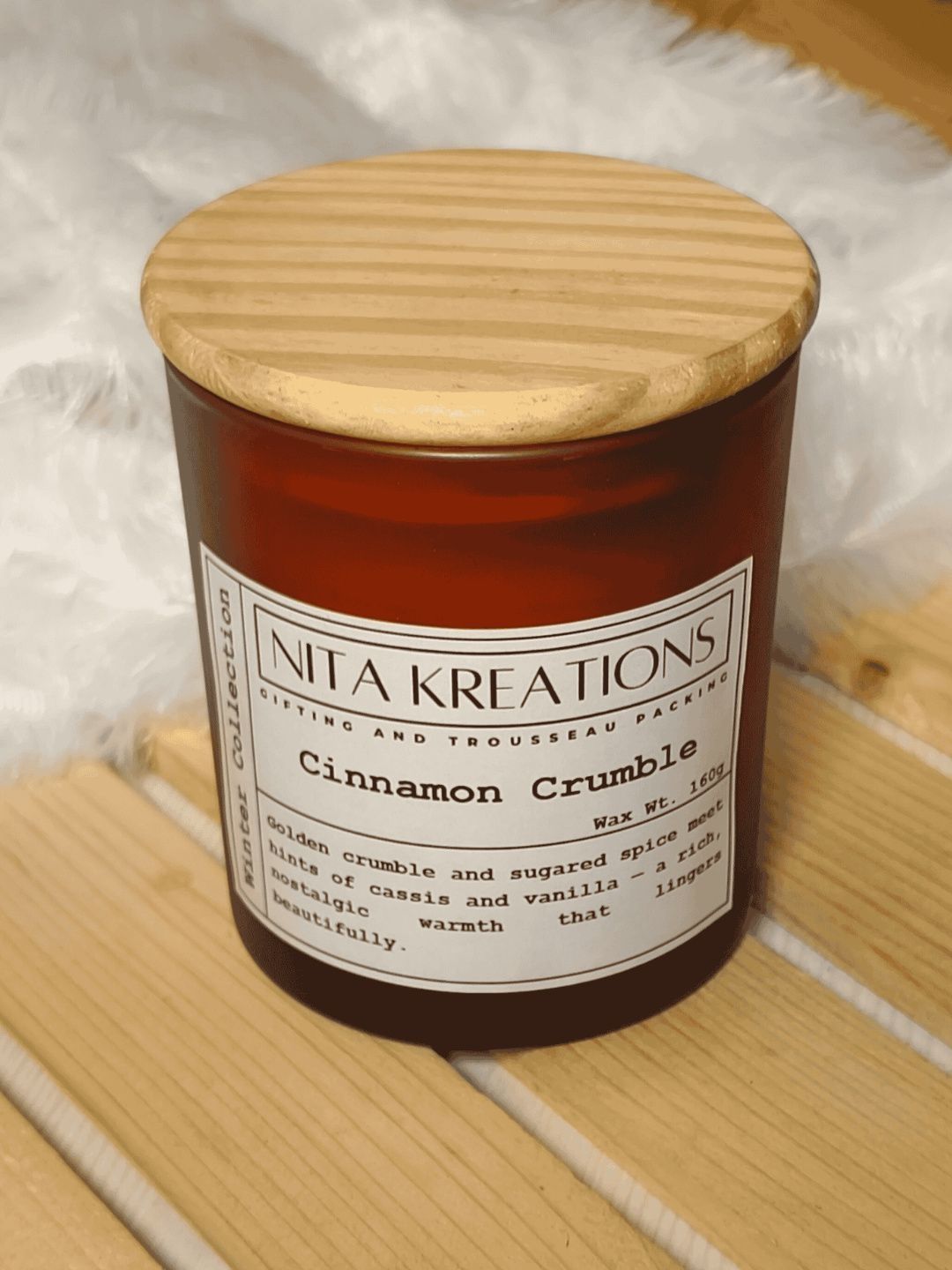 Nita Kreations White 1 pieces Jar Candle-picture-49