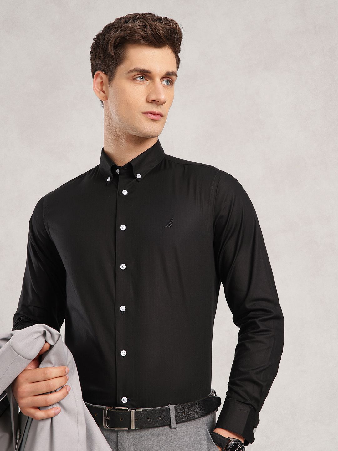 Nautica Slim Fit Pure Cotton Formal Shirt-picture-12