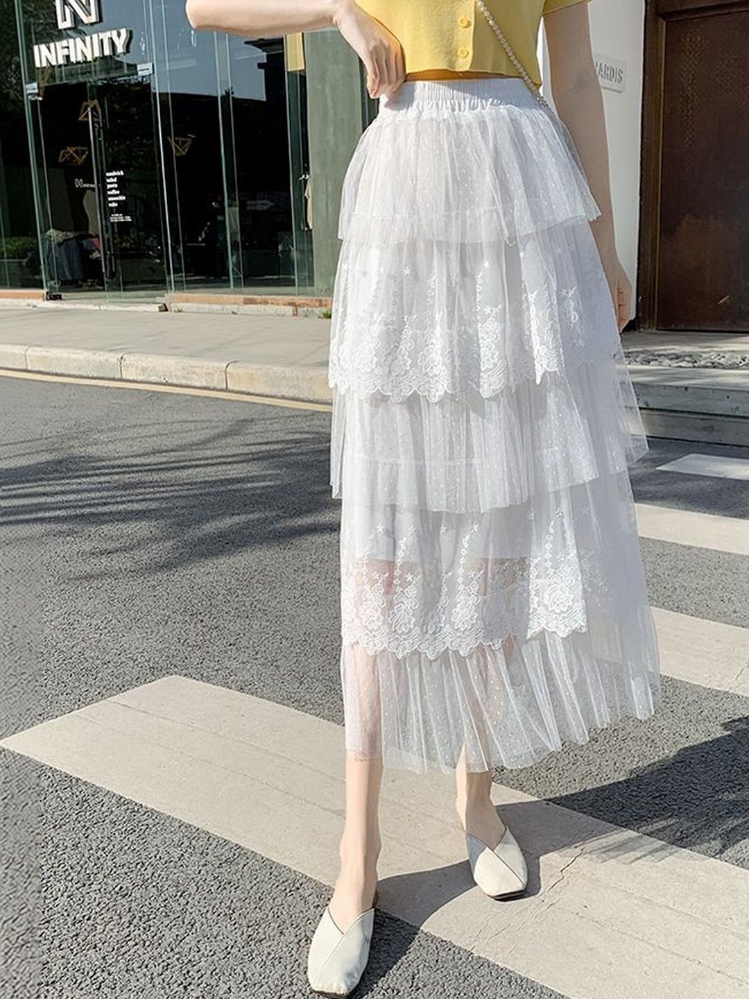 StyleCast x Revolte A-Line Maxi Skirts-picture-35