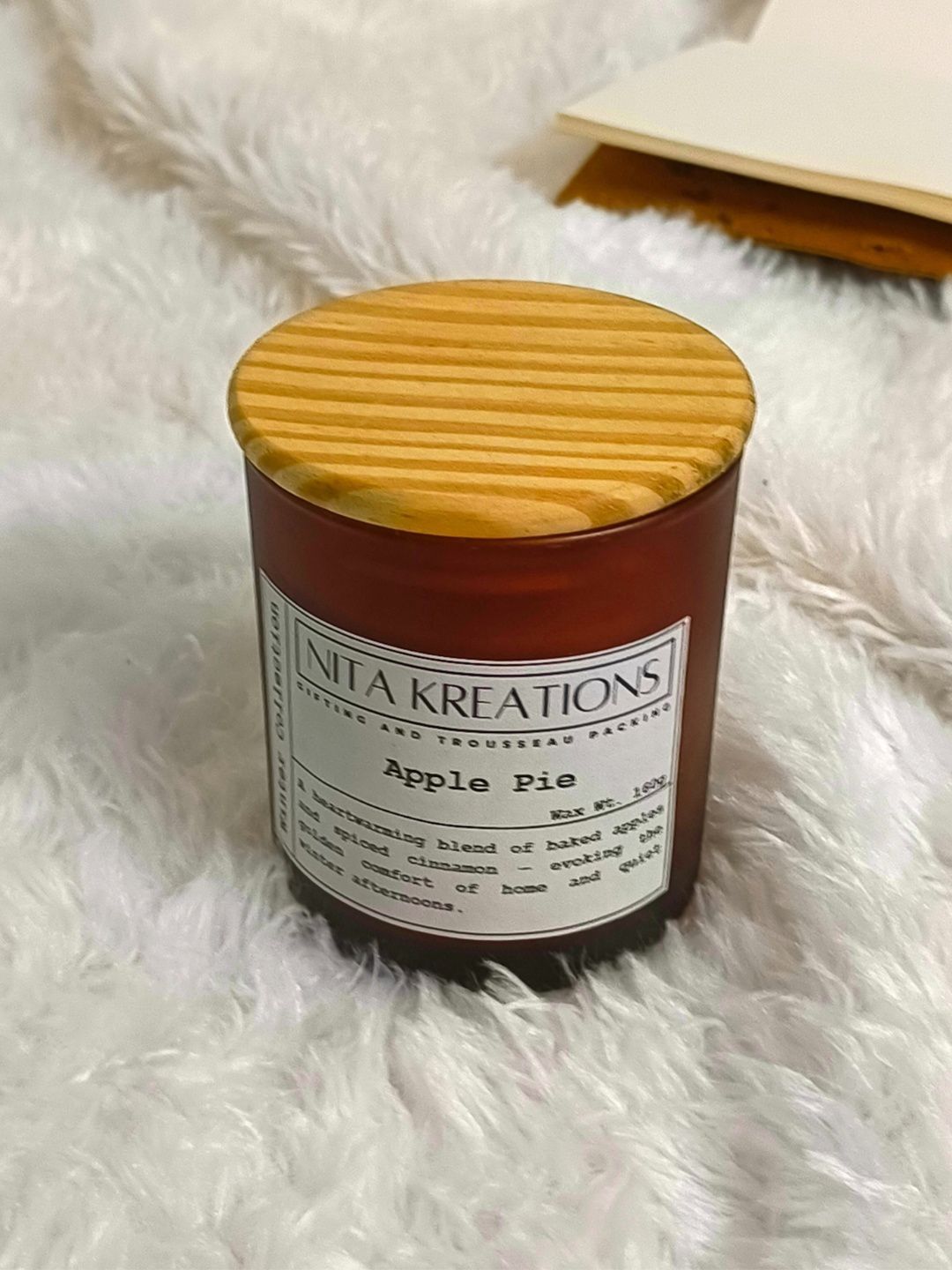 Nita Kreations White 1 pieces Jar Candle-picture-38