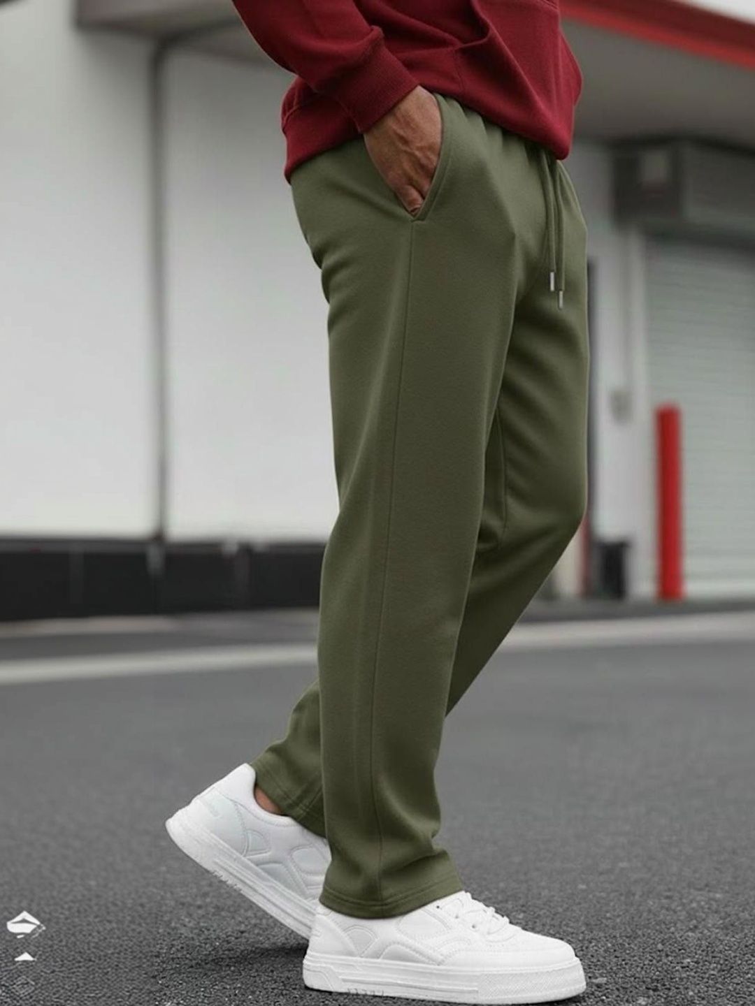 PROGENY Men Pure Cotton Relaxed Fit Track Pants-picture-14