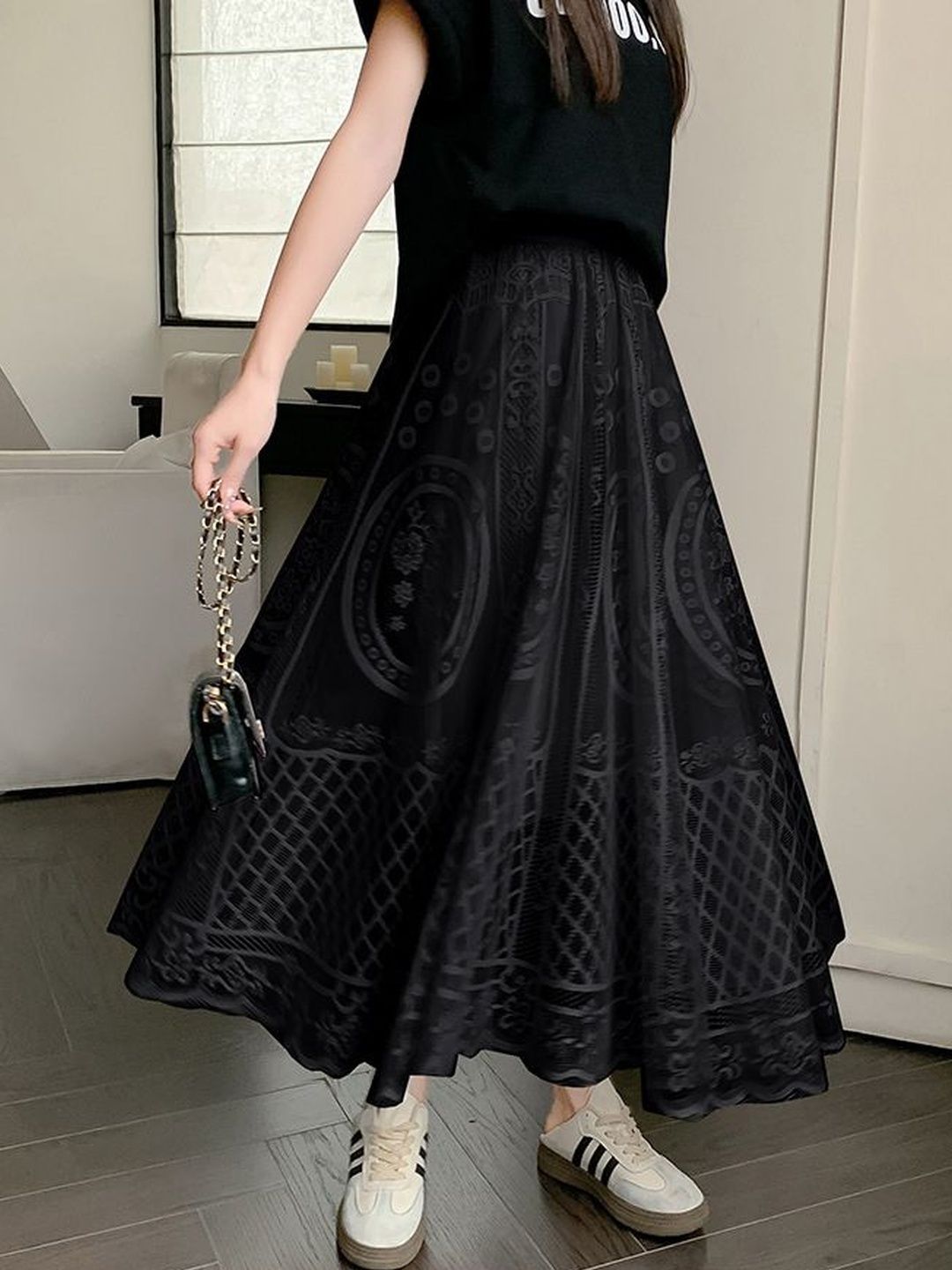 StyleCast x Revolte Flared Maxi Skirts-picture-24