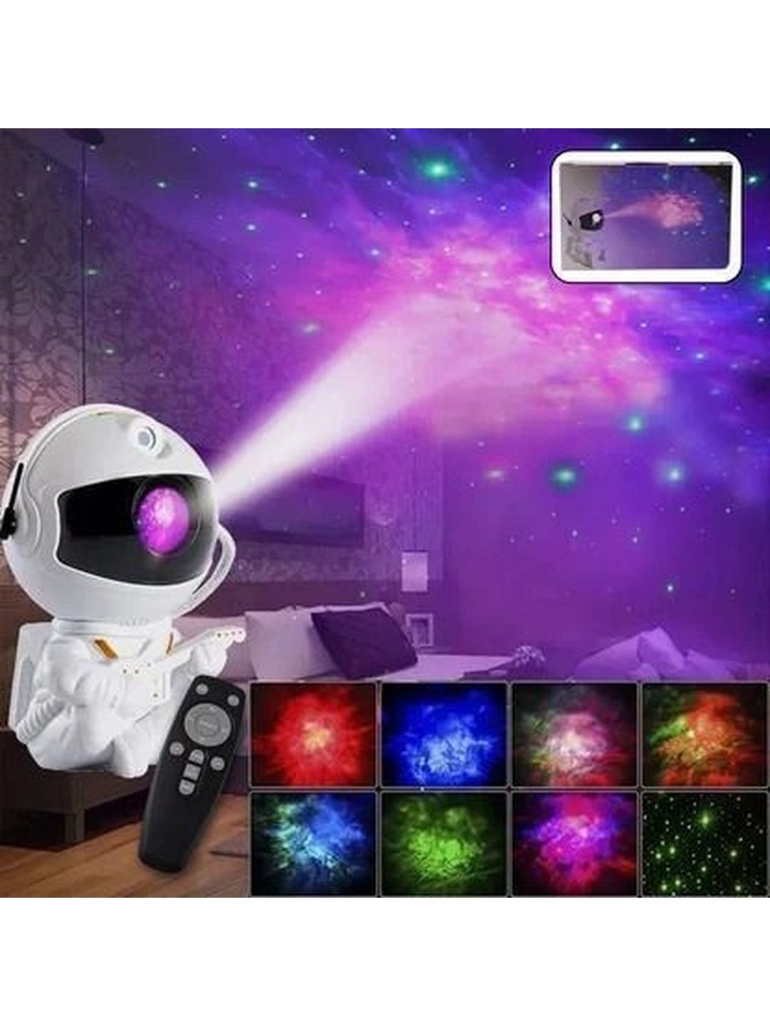 DeoDap Astronaut Galaxy Projector Night Lamp-image-6