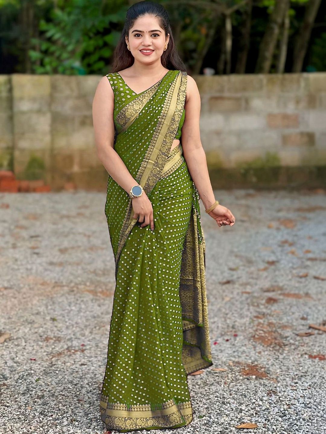 SANISA Woven Design Zari Silk Blend Saree-picture-58