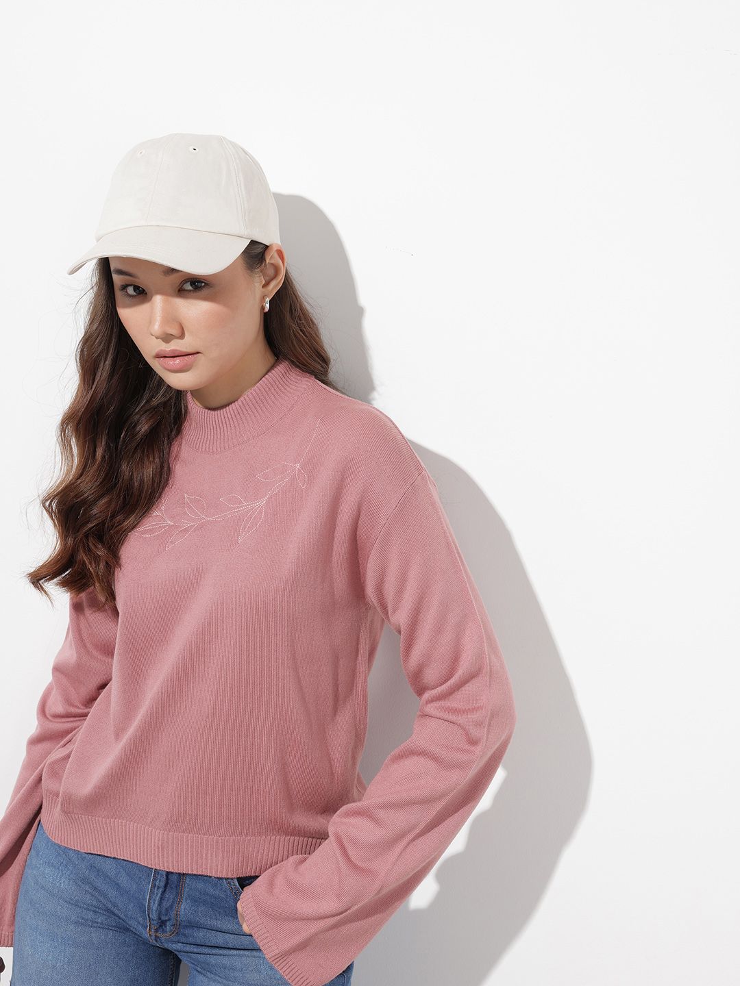 The Roadster Life Co. Floral Embroidered Pullover Sweater-image-41
