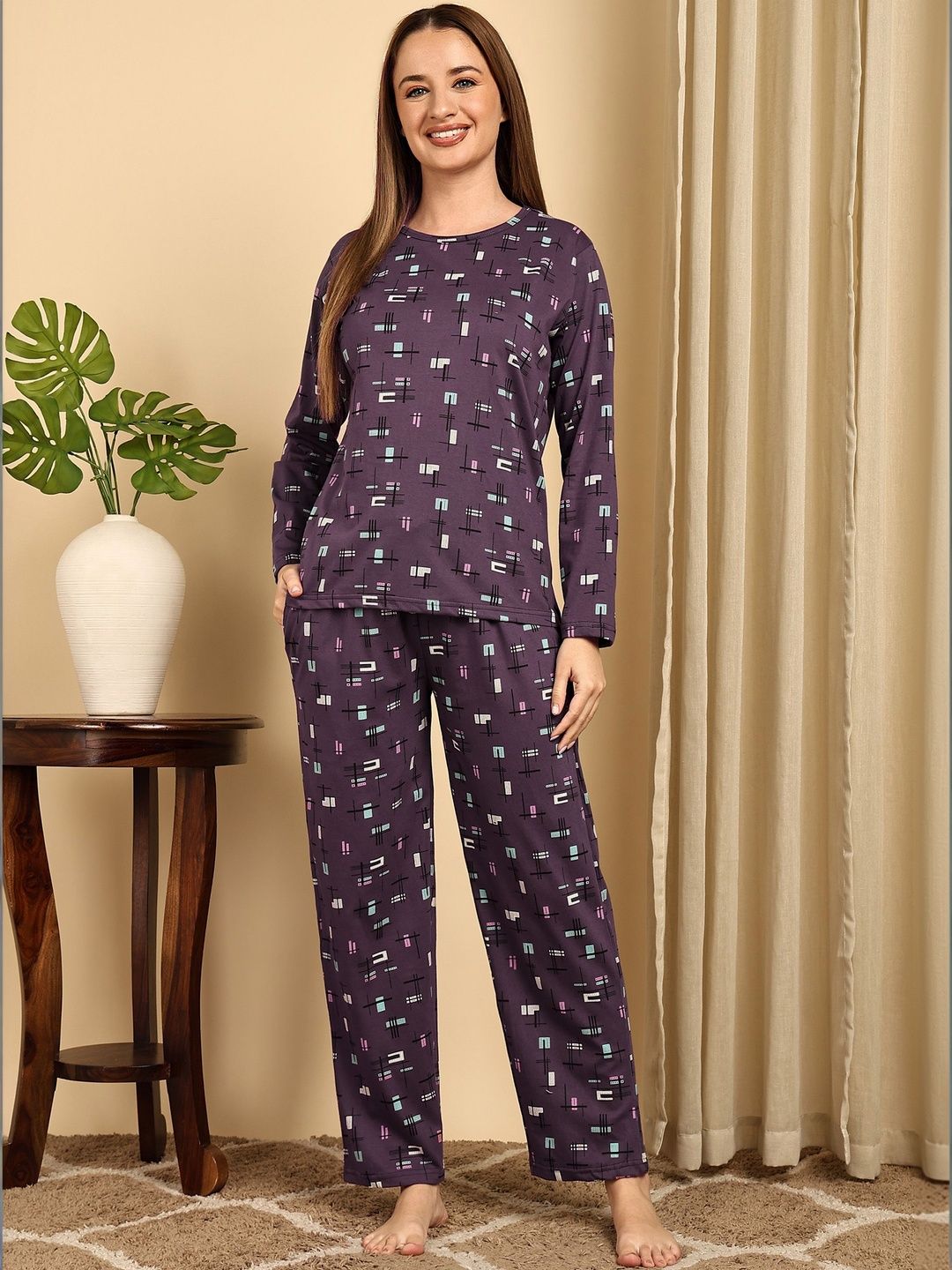 Smarty Pants Women Printed Night suit-picture-22
