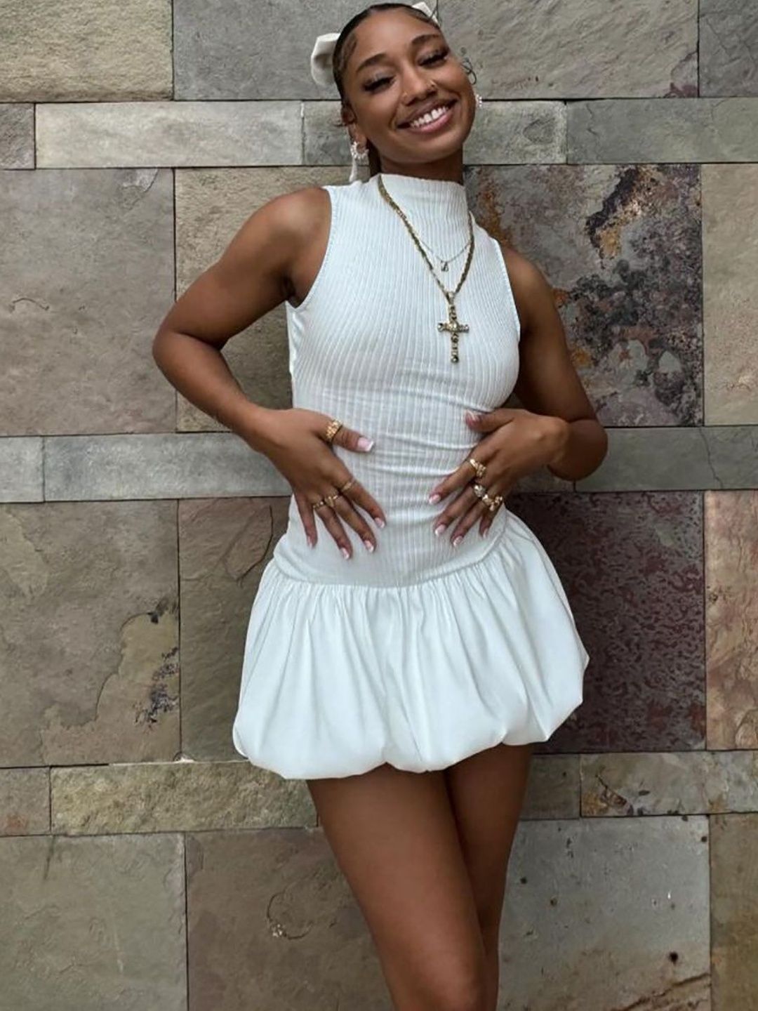 StyleCast x Revolte A-Line Mini Dress-picture-35